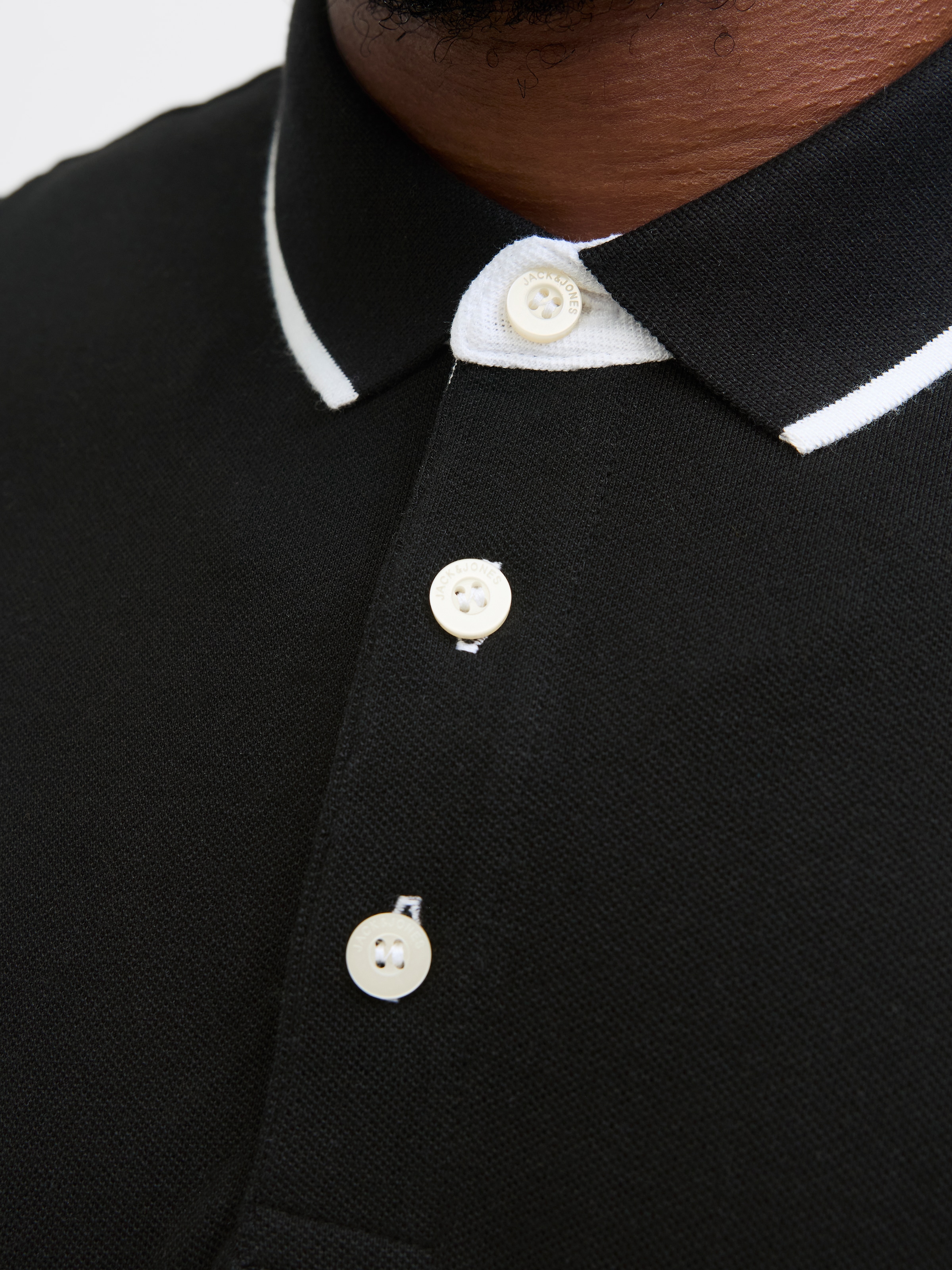Jack & Jones PlusSize Polo »JJEPAULOS POLO SS NOOS PLS« Baumwolle, regular fit