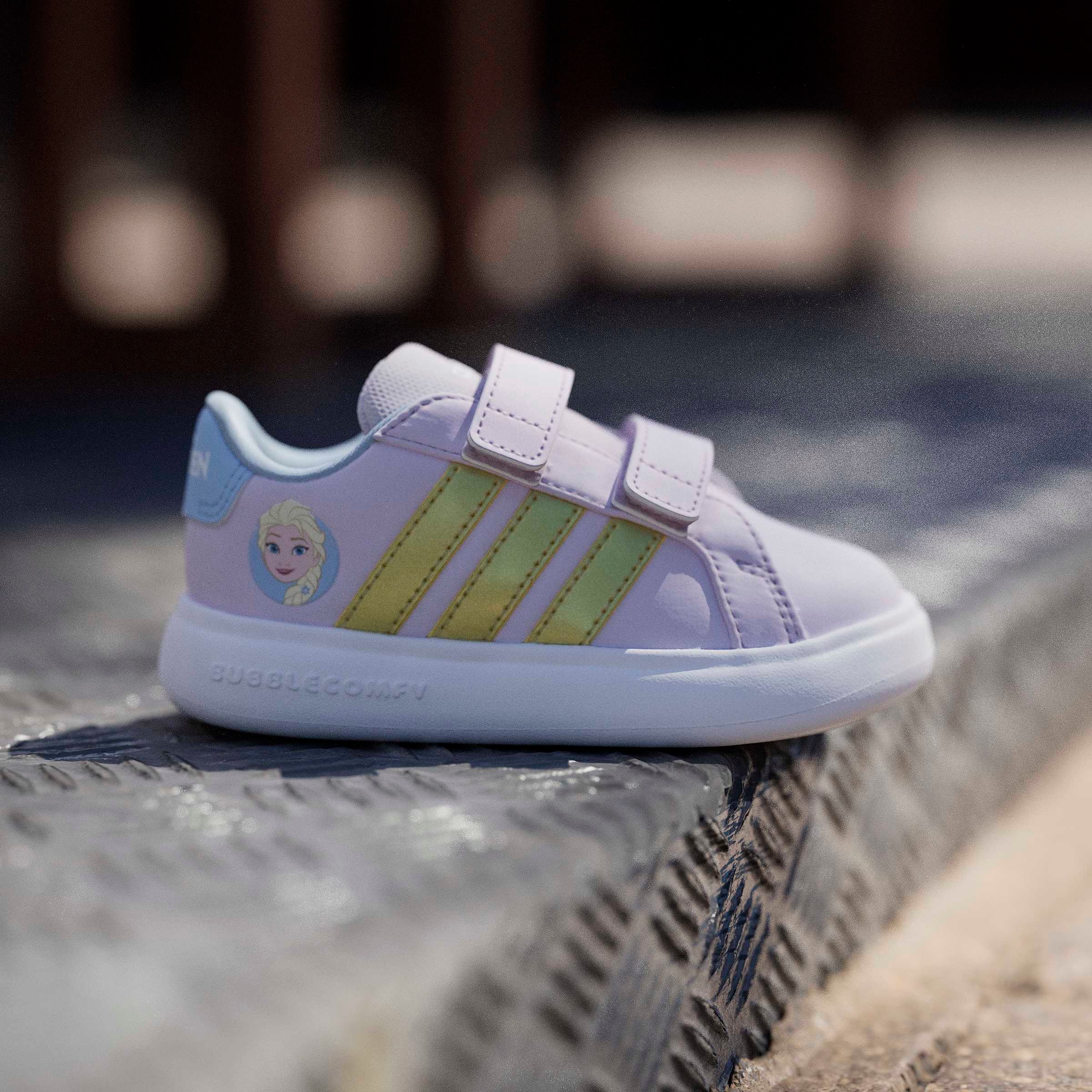 adidas Sportswear Chaussures à scratch »GRAND COURT ELSA I«  Frozen, pour enfants