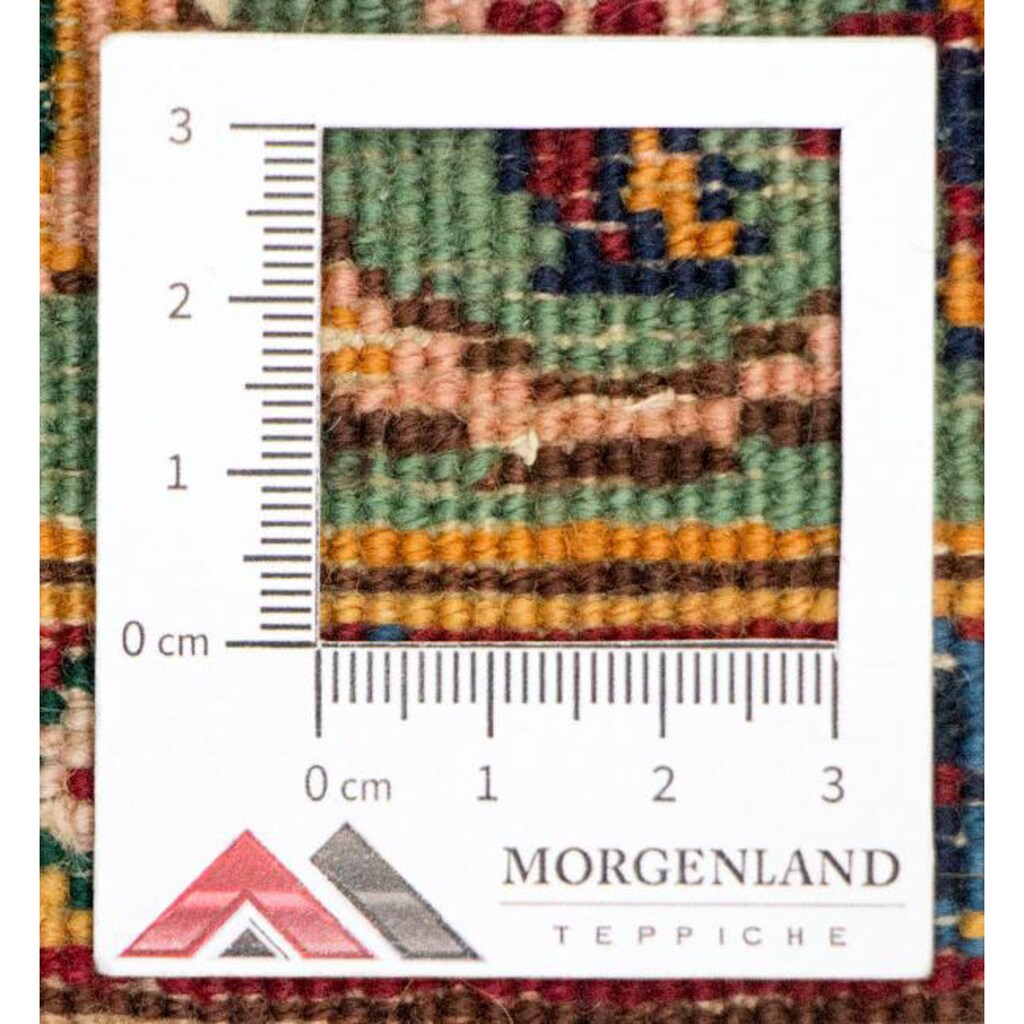 morgenland Wollteppich »Täbriz Teppich handgeknüpft rot«, rechteckig