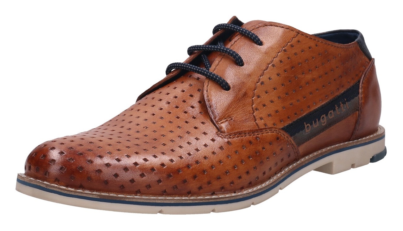 Image of bugatti Schnürschuh, mit angedeutetem Lochmuster bei Ackermann Versand Schweiz