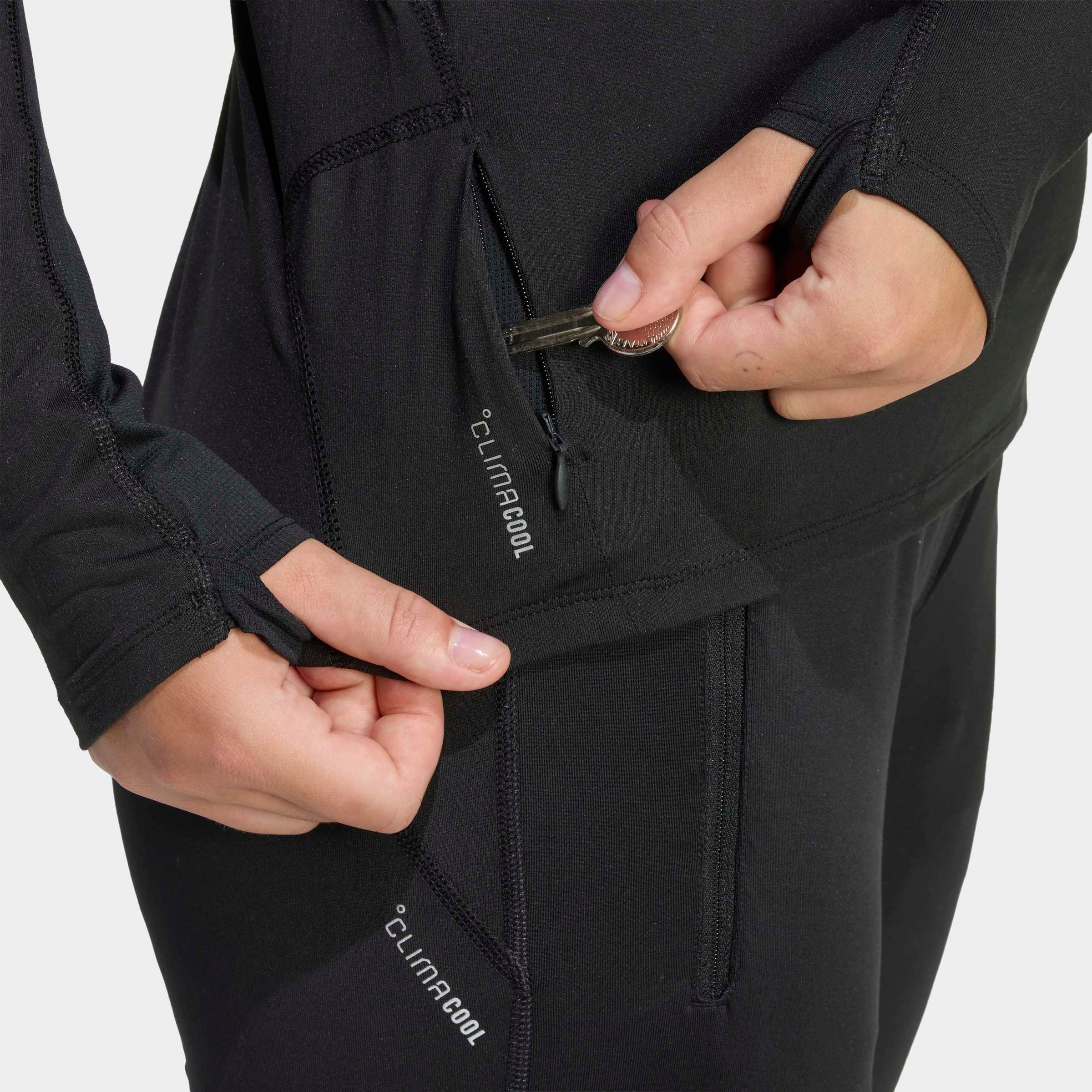 adidas Performance Rollkragenshirt »ADI365 ICONIC RUNNING MIT REISSVERSCHLUSS BIS ZUR BRUST«