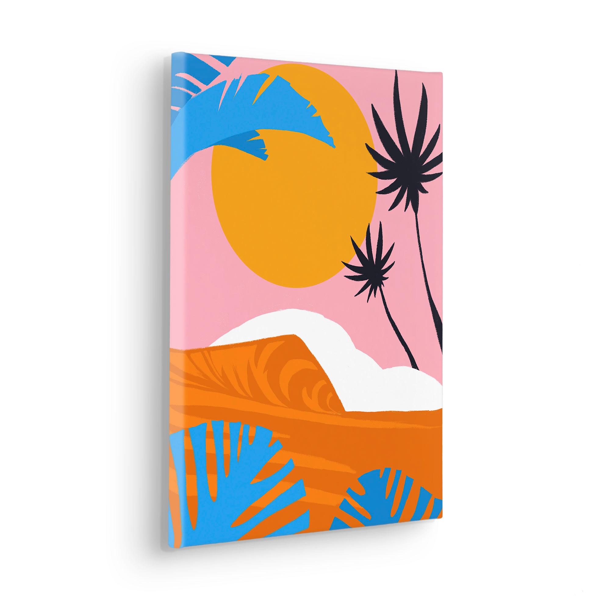 Komar Leinwandbild »Island Hopping - Grösse 30 x 40 cm«, Natur, (1 St.), Keilrahmenbild mi Echtholzrahmen