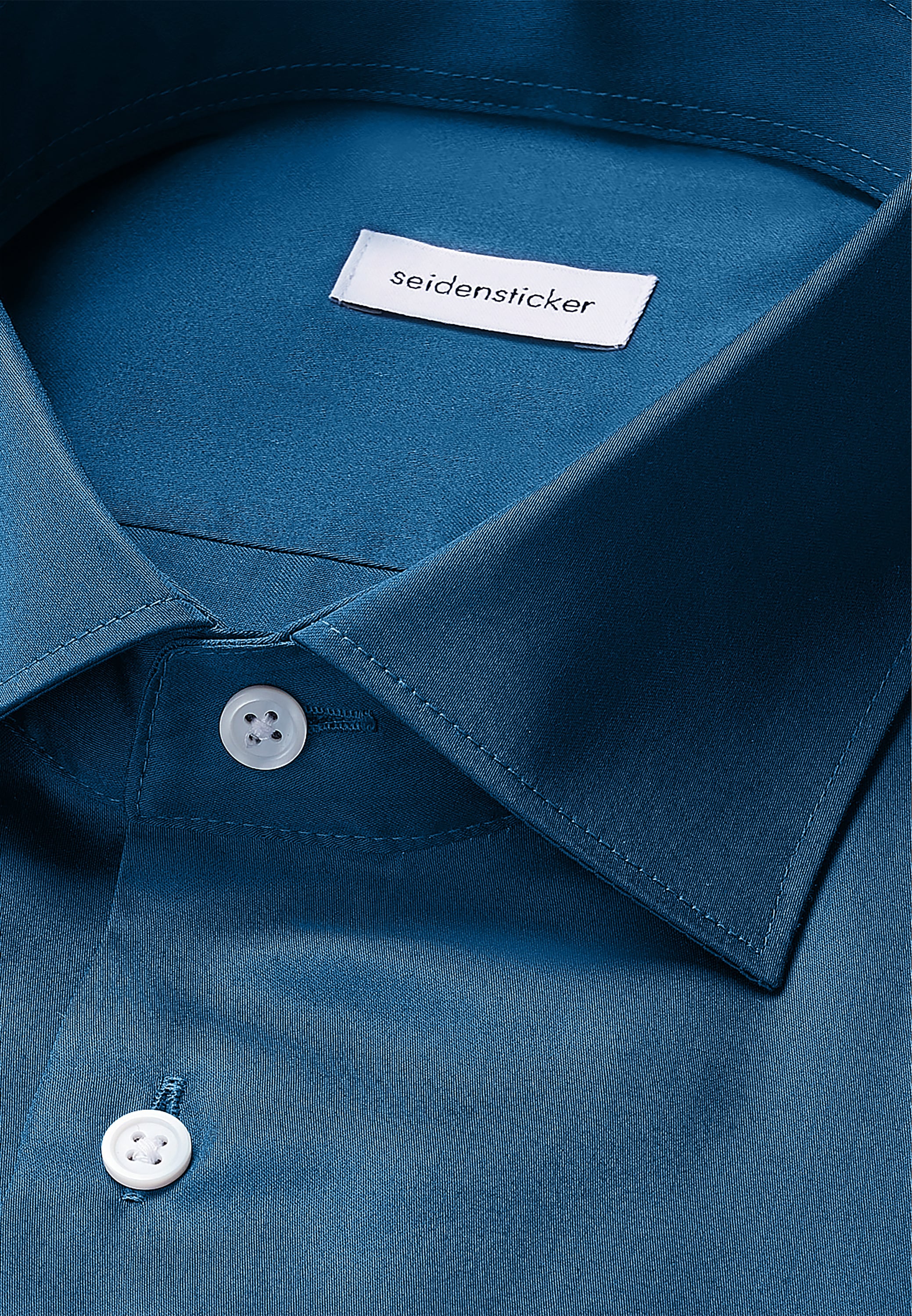 seidensticker Businesshemd »Schwarze Rose« Shaped 1/1 Kentkragen Uni