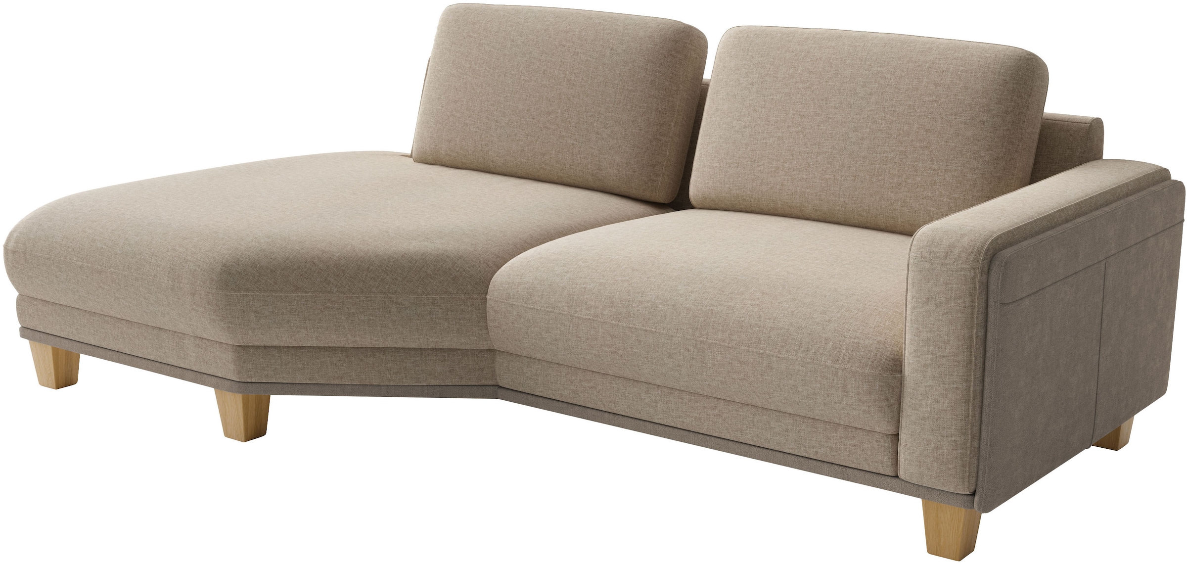 sit&more Ecksofa »Concept« Modernes Sofa in drei Fussfarben zur Auswahl