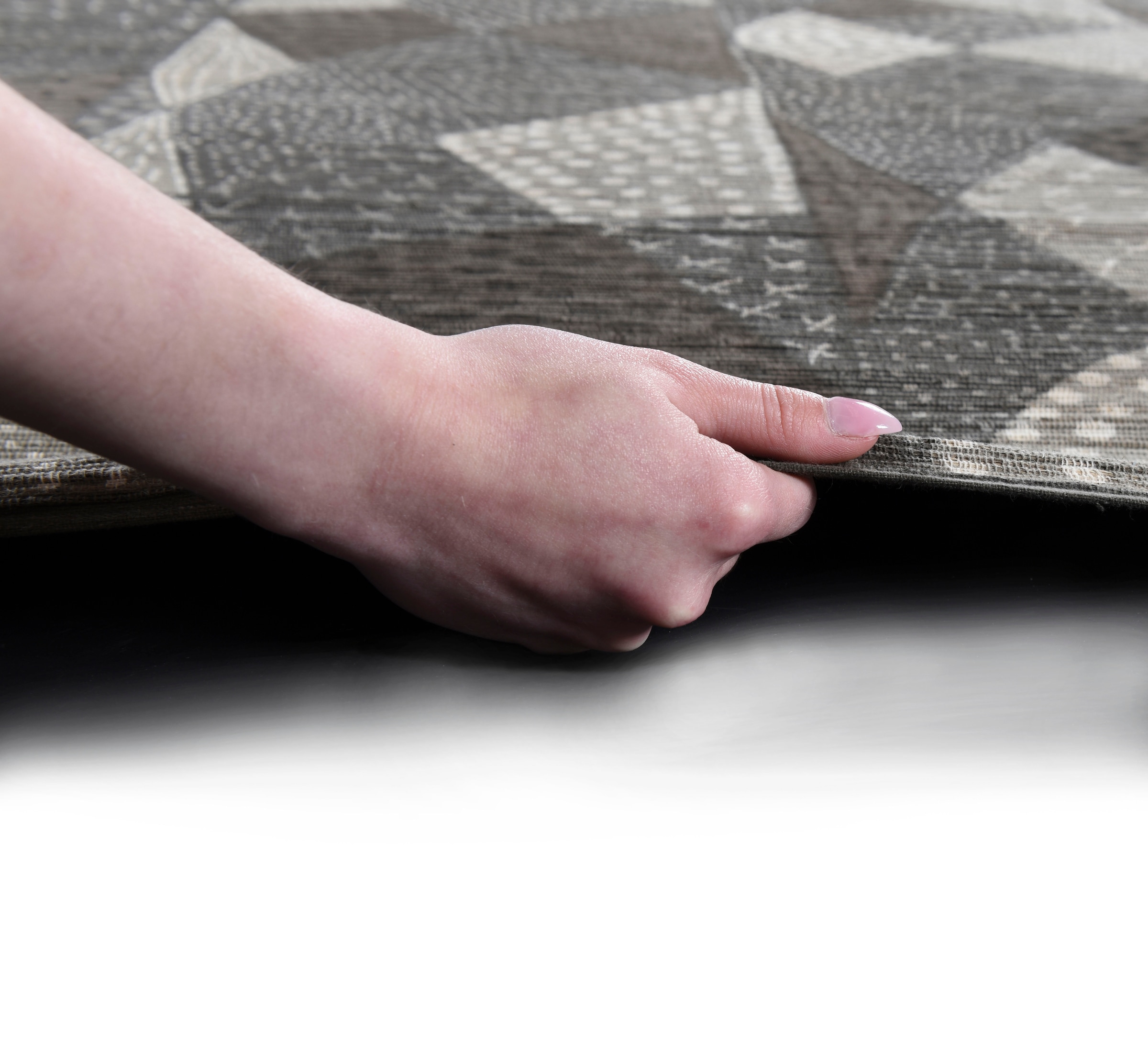 DIE HAUSKUNST Tapis »Chiya Tiama 1« Rectangulaire 4 mm Höhe Flachgewebe, handgewebt, mit Fransen