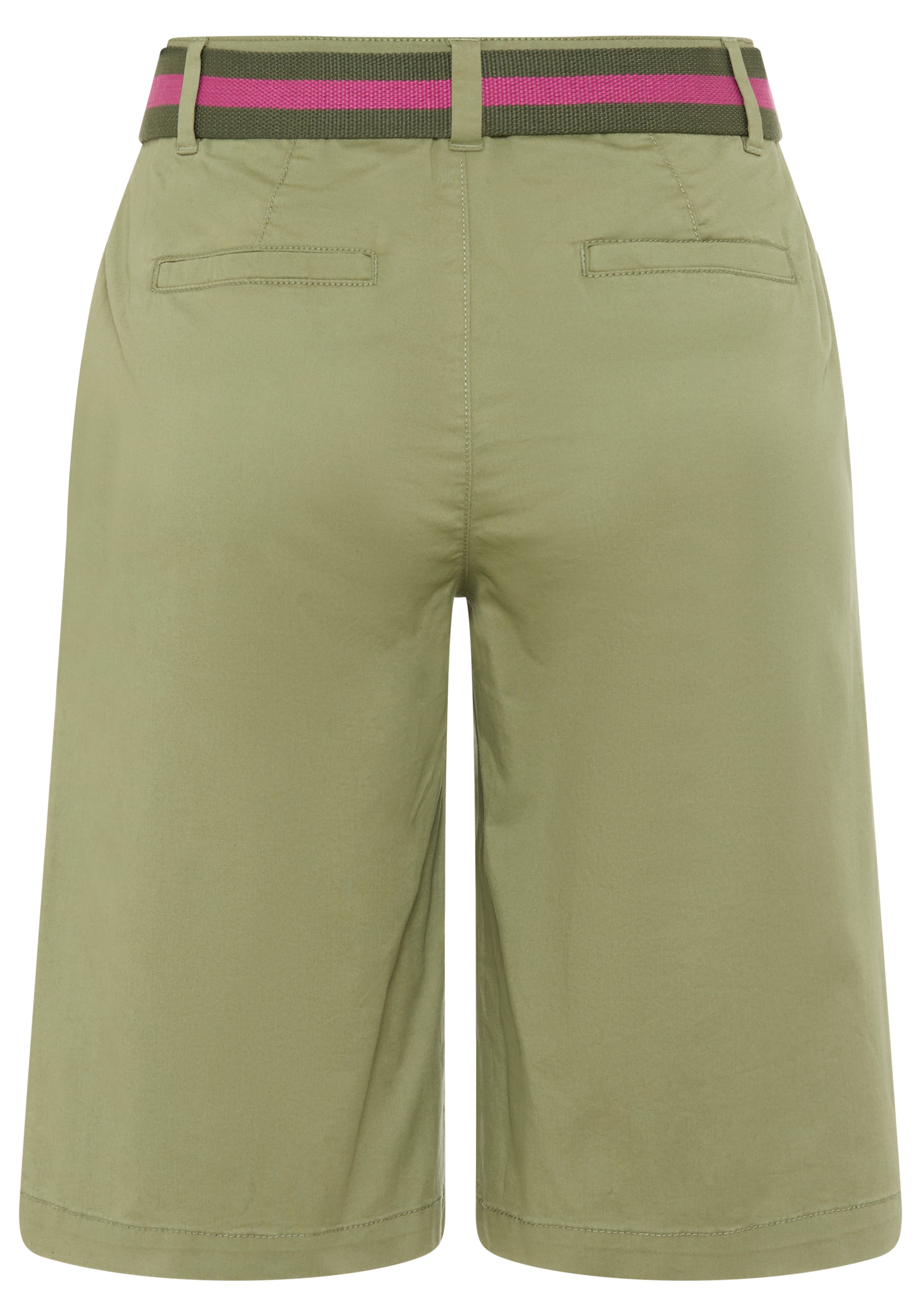 Laura Scott Chinoshorts  weite Twill-Hose, mit Eingrifftaschen und Leistentaschen