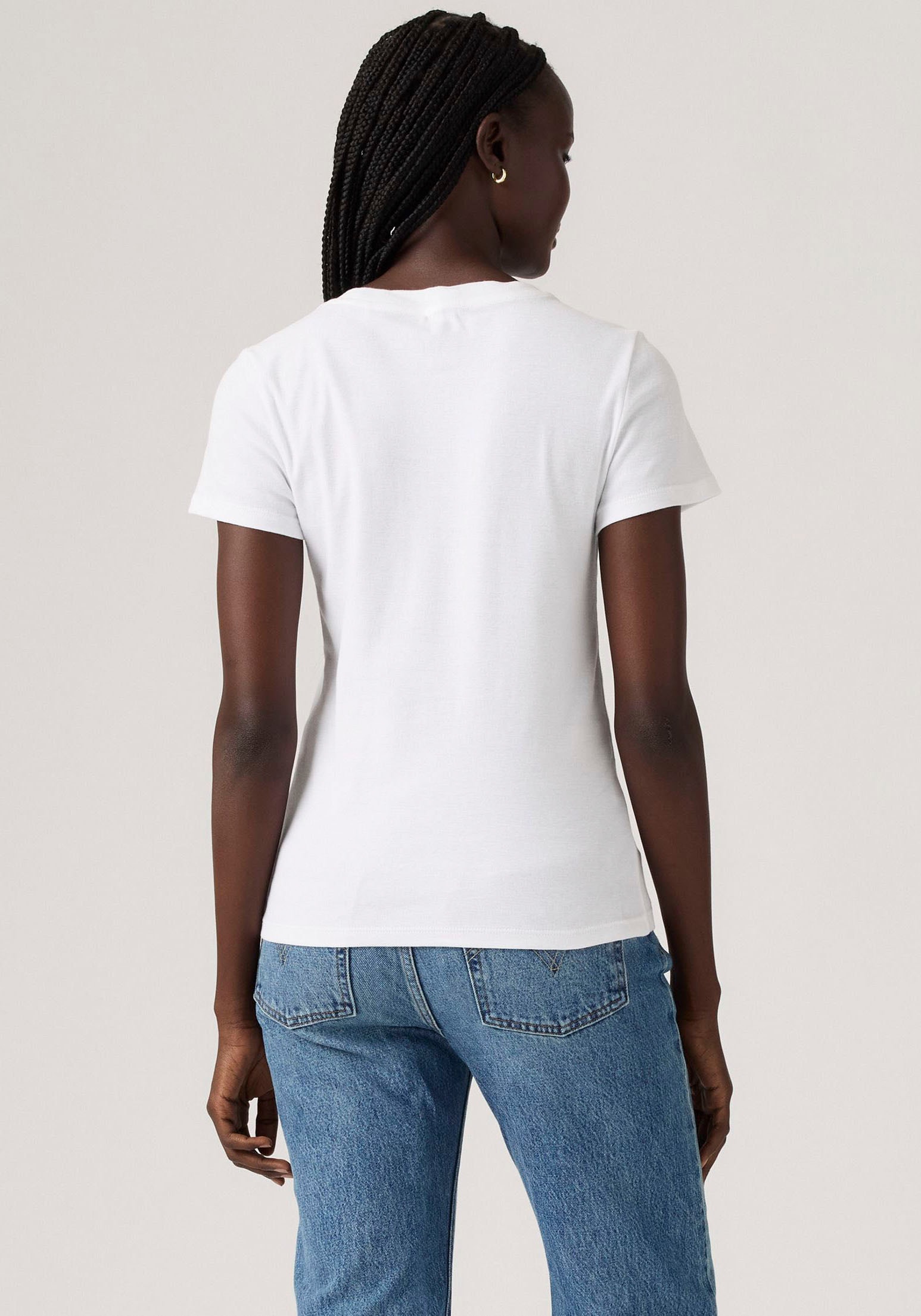 Levi's® T-Shirt »Mini-Logo« Packung, 2 Stk. mit kleiner Markenlogo-Stickerei auf der Brust