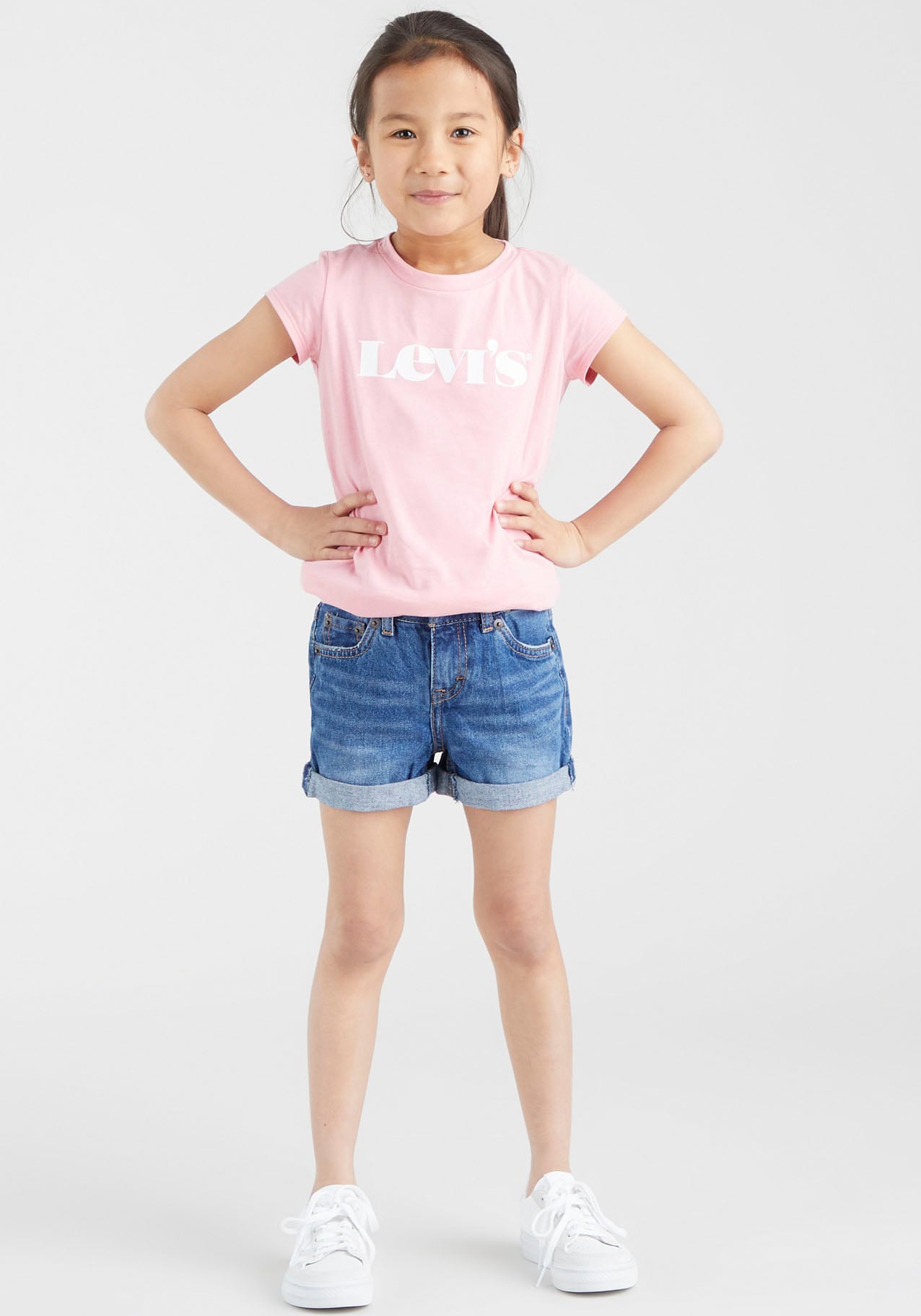 Levi's® Kids Jeansshorts »GIRLFRIEND SHORTY SHORT«, for GIRLS