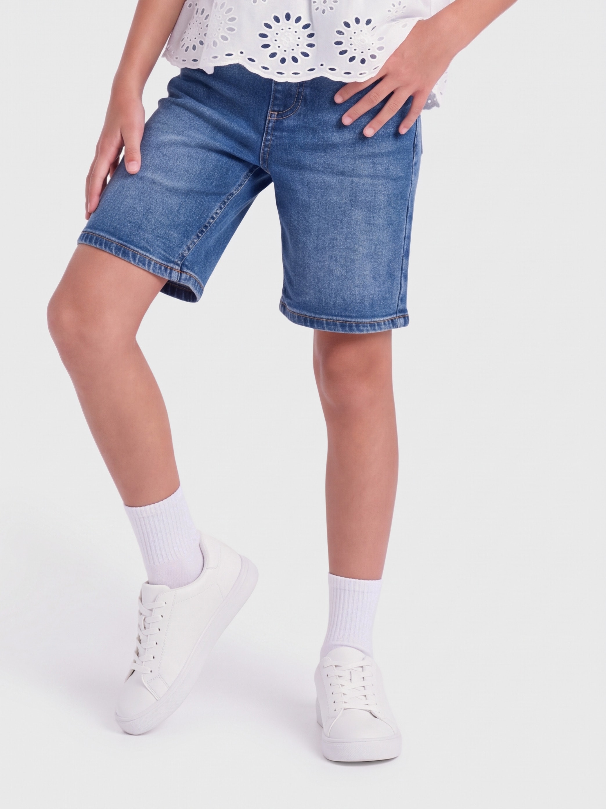 Image of KIDS ONLY Jeansbermudas "KOGJUICY HW LONG SHORTS DNM AZG"