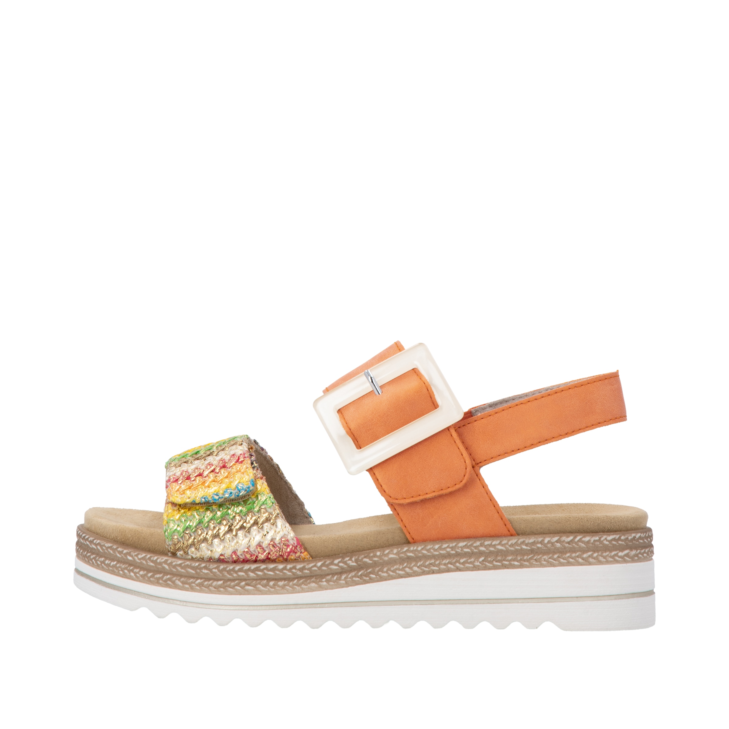 Remonte Sandale à plateforme  Sandalette, chaussure d'été, talon compensé, avec équipement Lite´n Soft