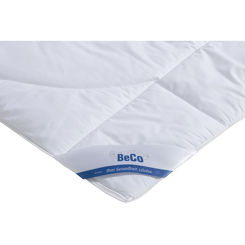 Beco Microfaserbettdecke »Medibett, Bettdecken für Sommer und Winter, zwei Bezugsvarianten«, leicht, Füllung 100% Polyester, Bezug 100% Baumwolle, (1 St.)