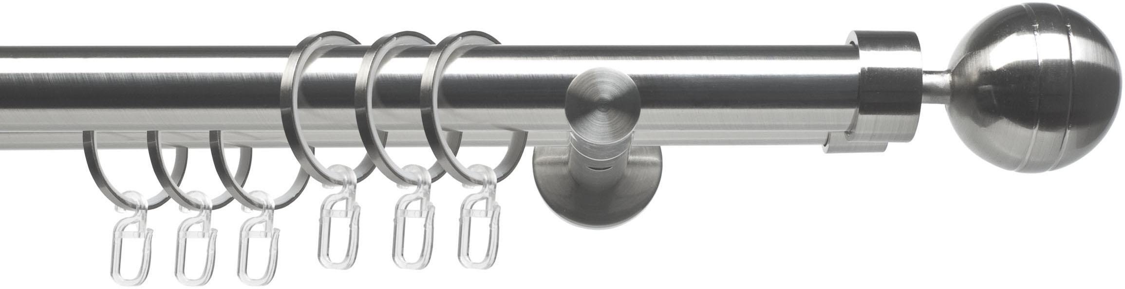 Image of Liedeco Gardinenstange "CELKUGEL01SG2L" Ø 25 mm 2 läufig-läufig Fixmass 2-läufig im Fixmass Ø 25/20 mm