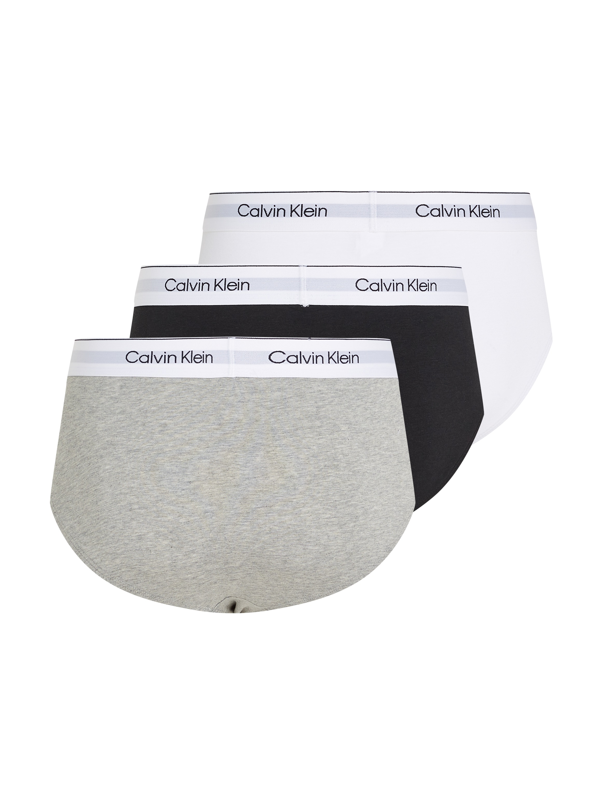 Calvin Klein Underwear Hipster »HIP BRIEF 3PK« Packung, 3 Stk. mit Logo-Elastikbund (3 Stück)