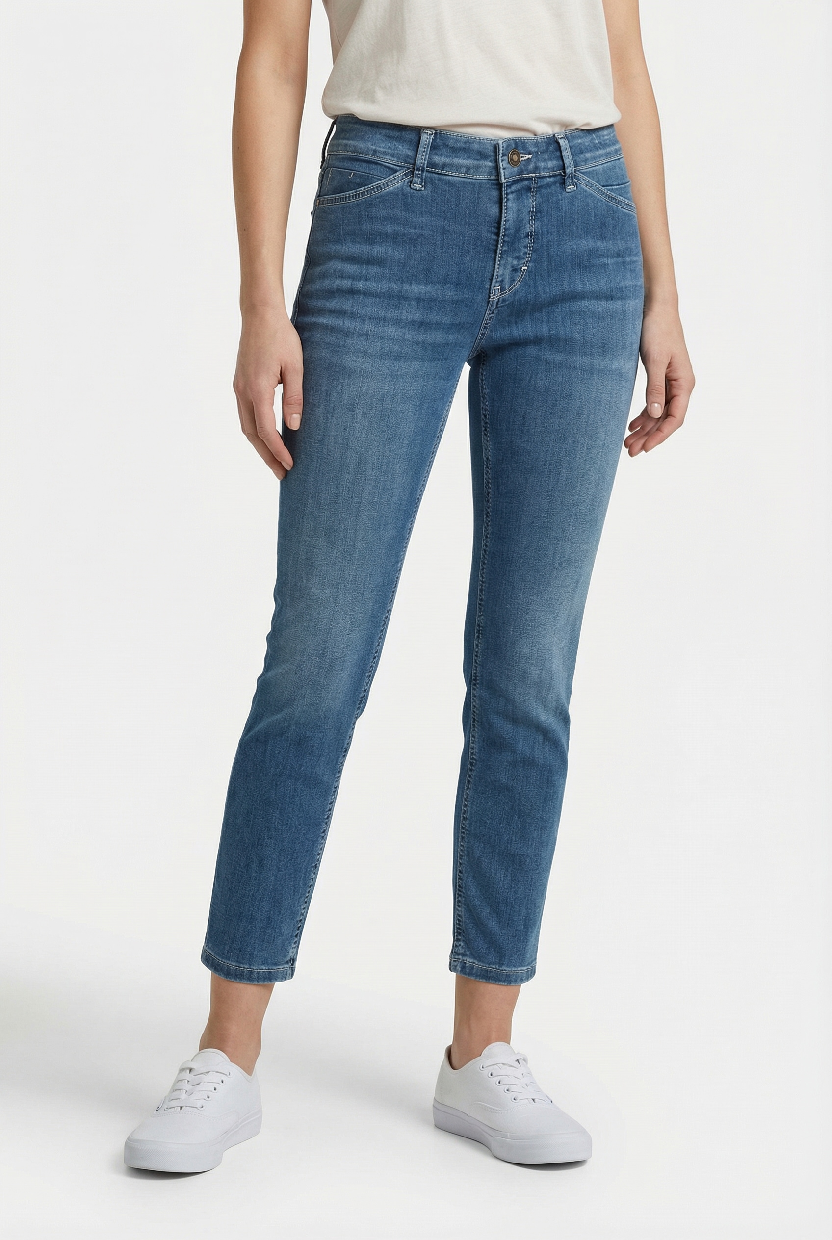 MAC Jeans 7/8 »Dream Summer« verkürzt mit Schlitz am Saum