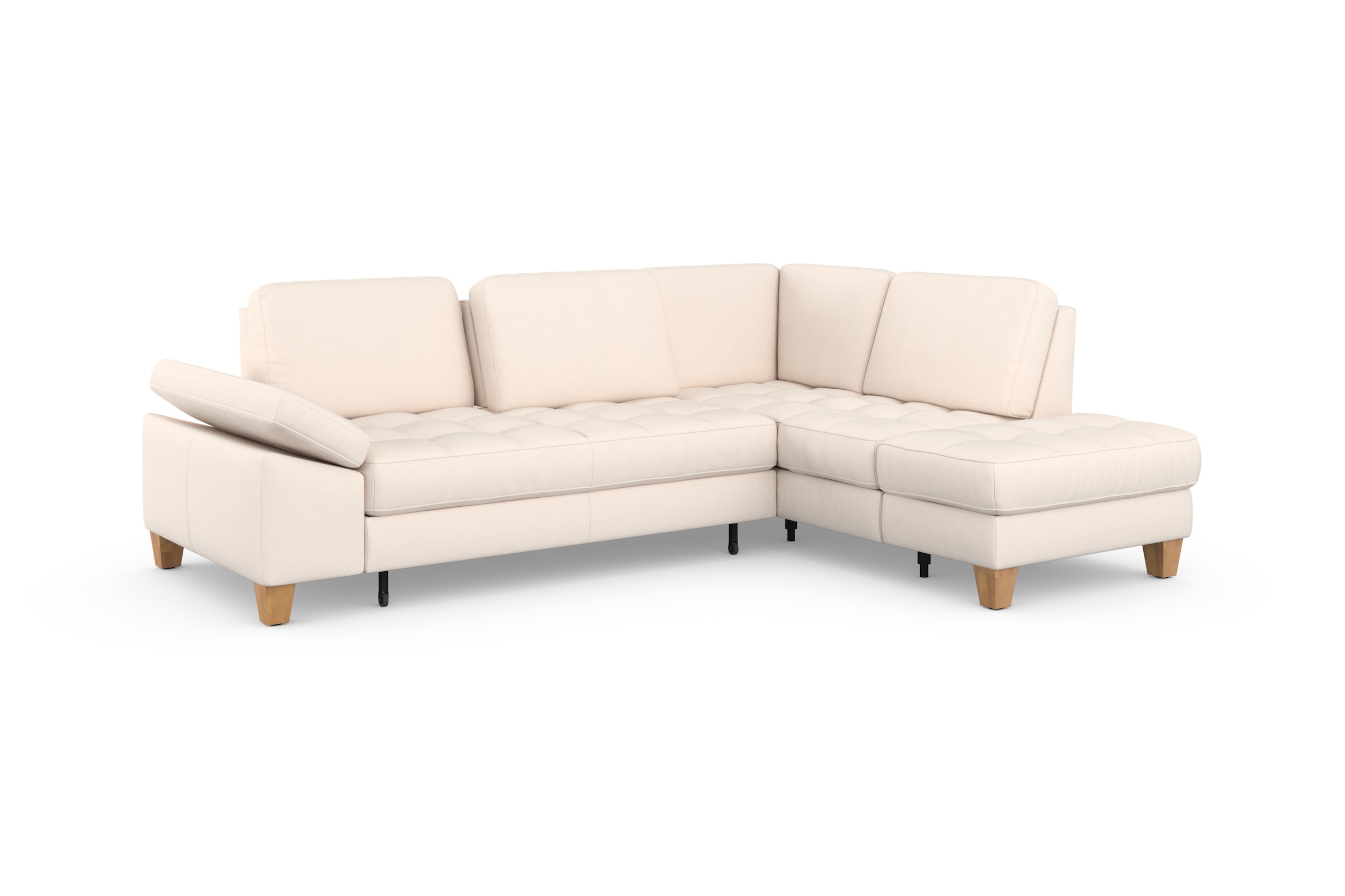 sit&more Ecksofa »Westham L-Form«, mit Ottomane, mit oder ohne Bettfunktion, Bettkasten, Verstellung