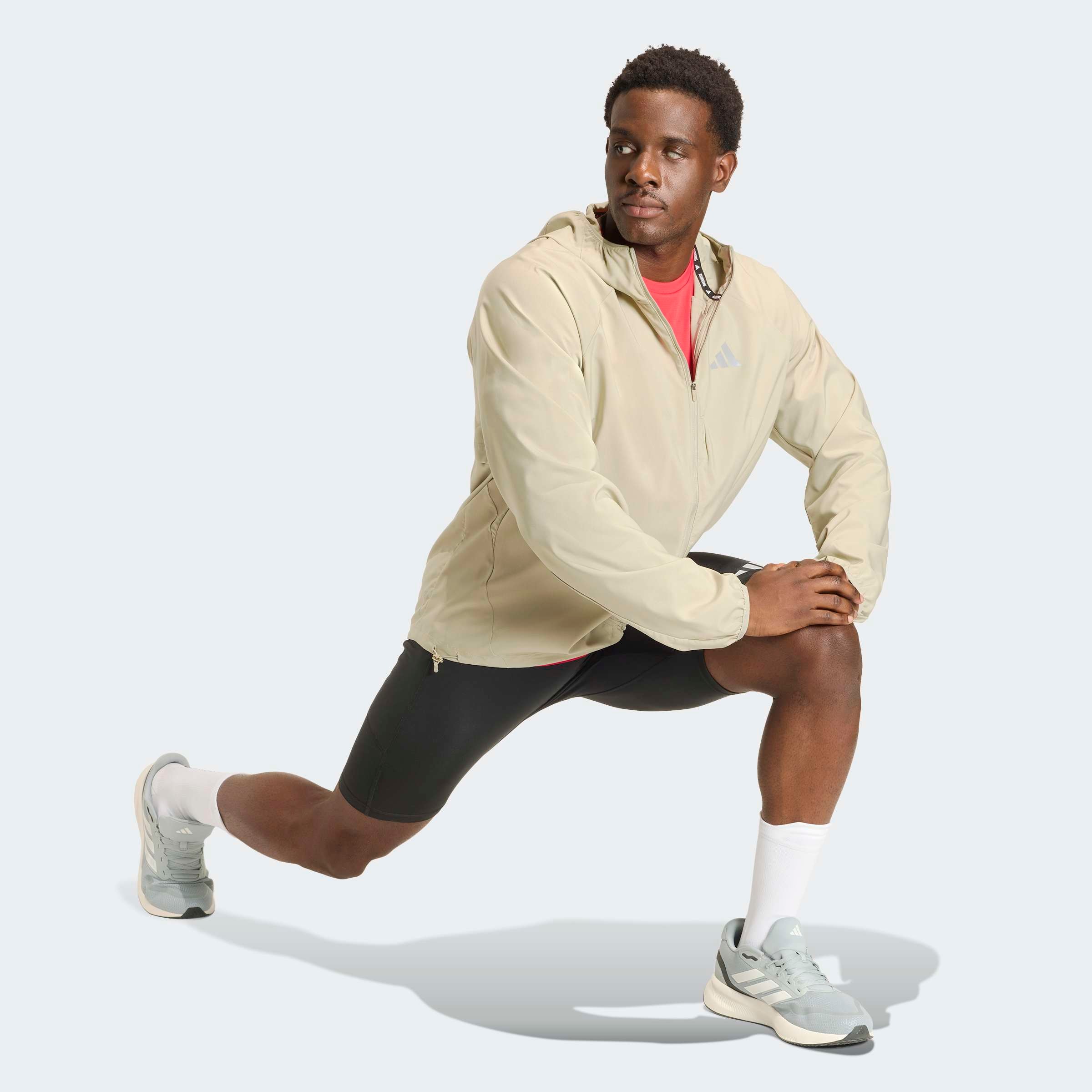 adidas Performance Veste de course à pied »RUN ESS JKT M« für Erwachsene, aus Polyester