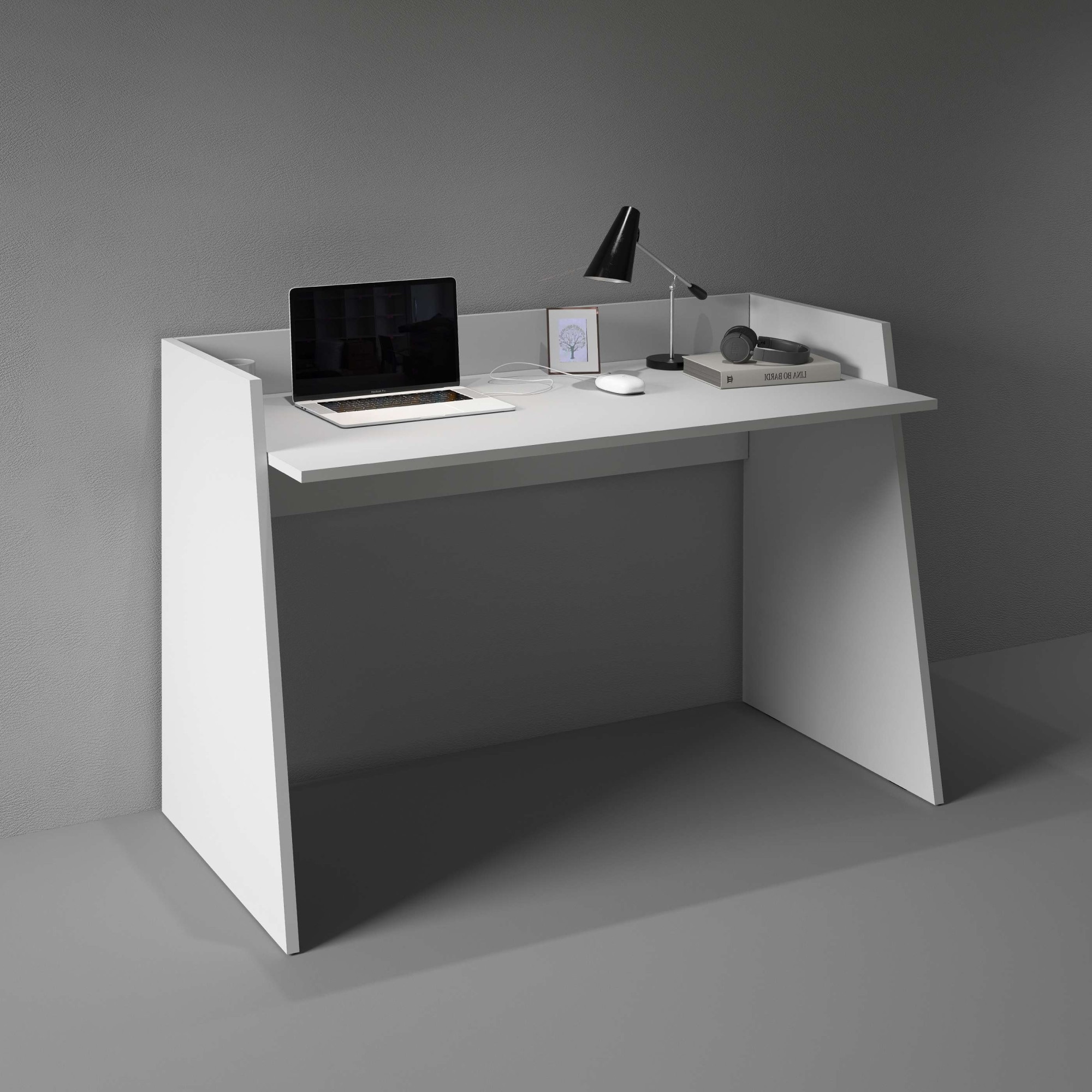 INOSIGN Schreibtisch »Vega, Schreibtisch, kleiner Computertisch, Bürotisch für Büro« 1 Stk. tlg. mit 2 Diagonalseit, Arbeitsplatte Breite 100 cm