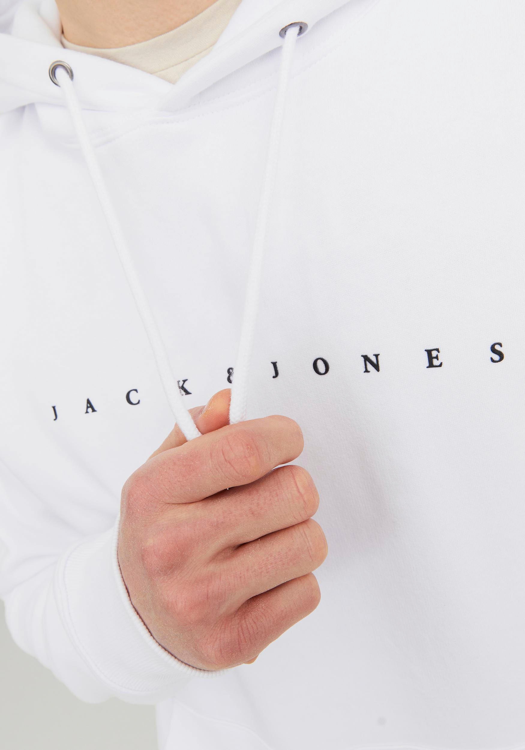 Jack & Jones Kapuzensweatshirt »JJESTAR mit 3D-Print und Kapuze für vielseitige Anlässe«, bedruckt, relaxed fit, Kapuze, Rundhals, Sweatware