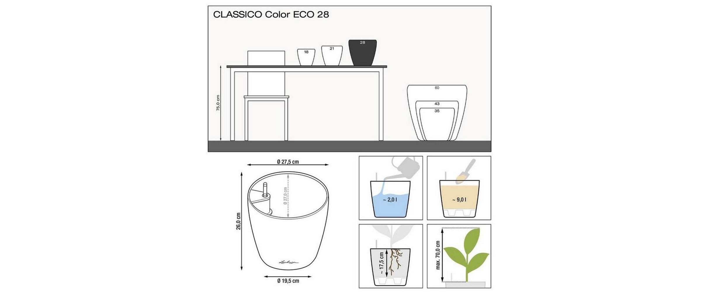 "Lechuza CLASSICO Eco 28"