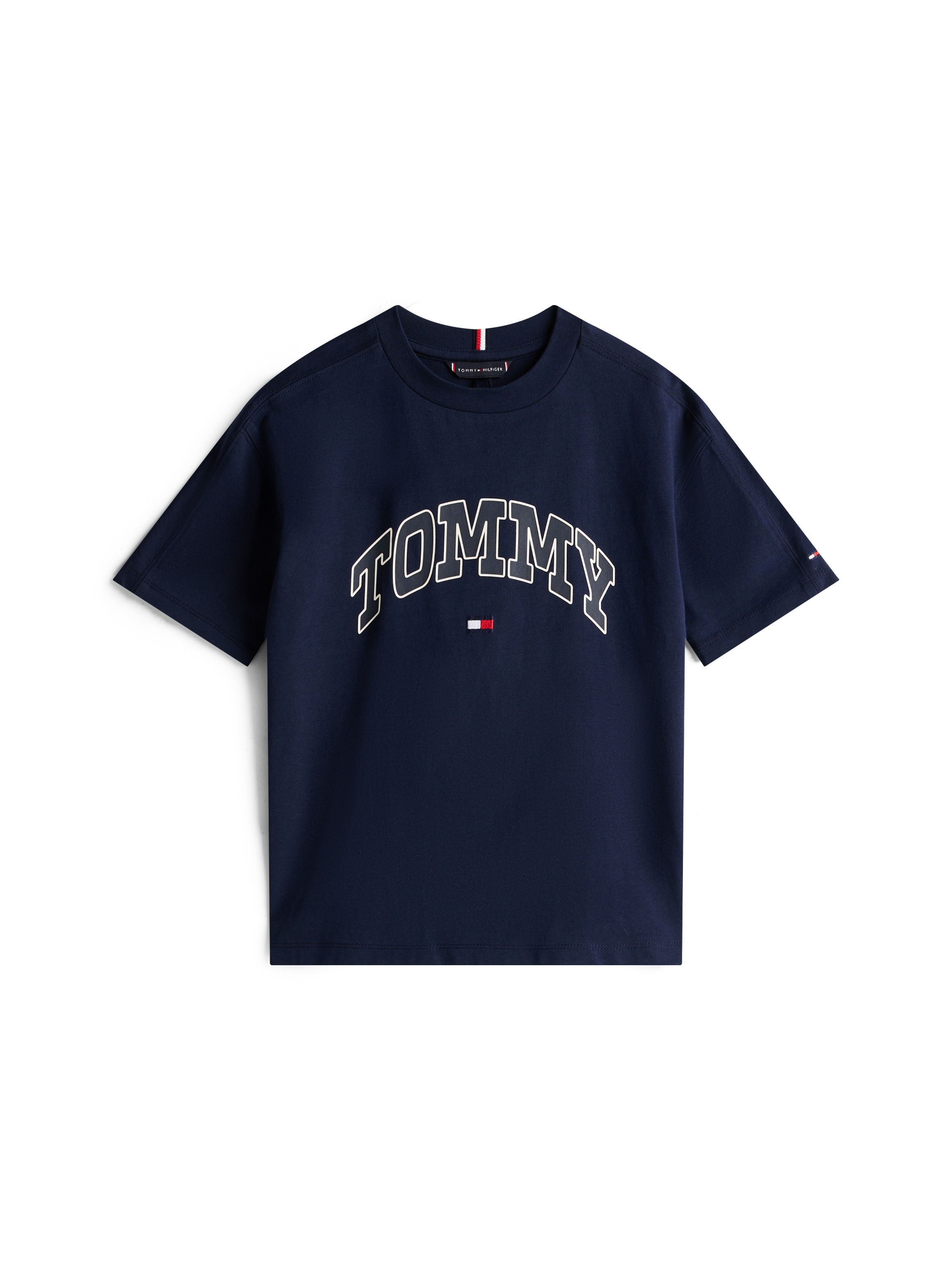 Tommy Hilfiger T-Shirt »VARSITY RAISED PRINT TEE SS«, Kinder bis 16 Jahre