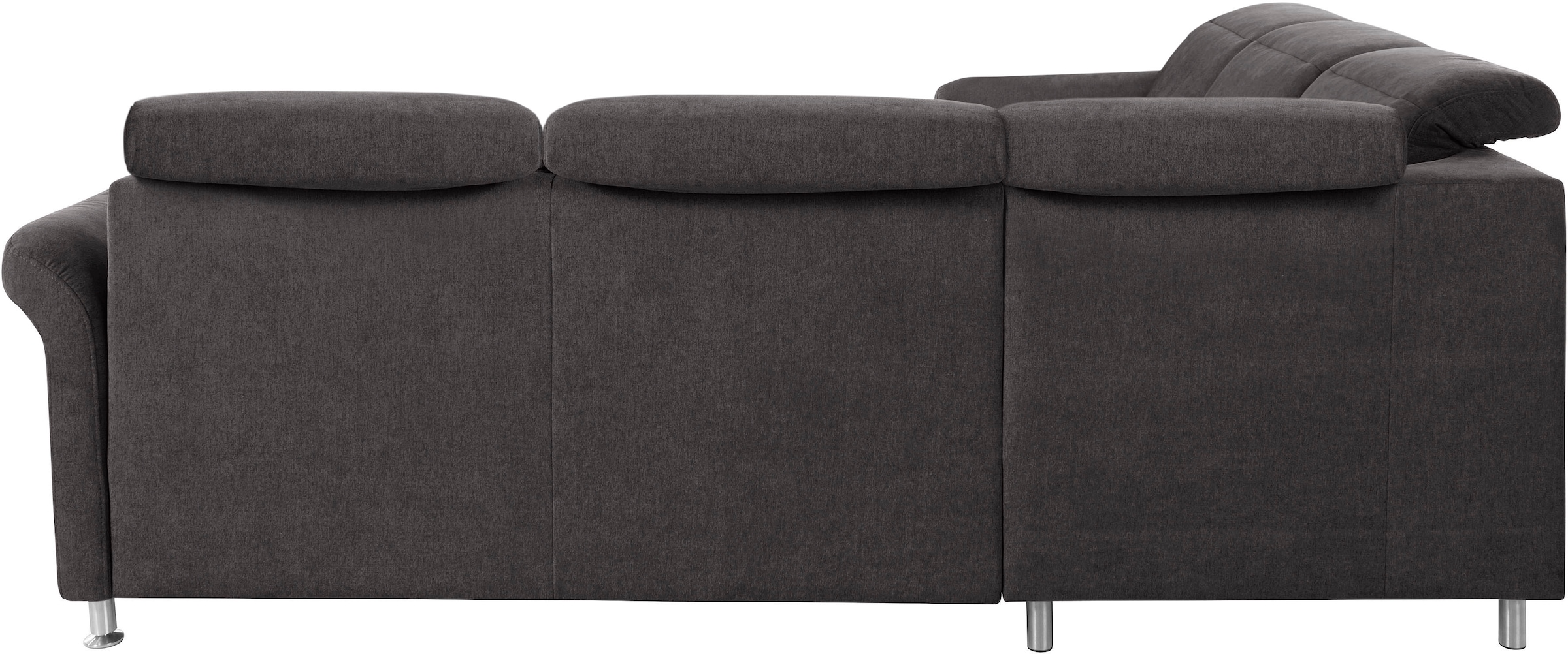 sit&more Ecksofa »Darwin L-Form« inklusive Federkern, wahlweise mit Kopfteilverstellung, Bettfunktion