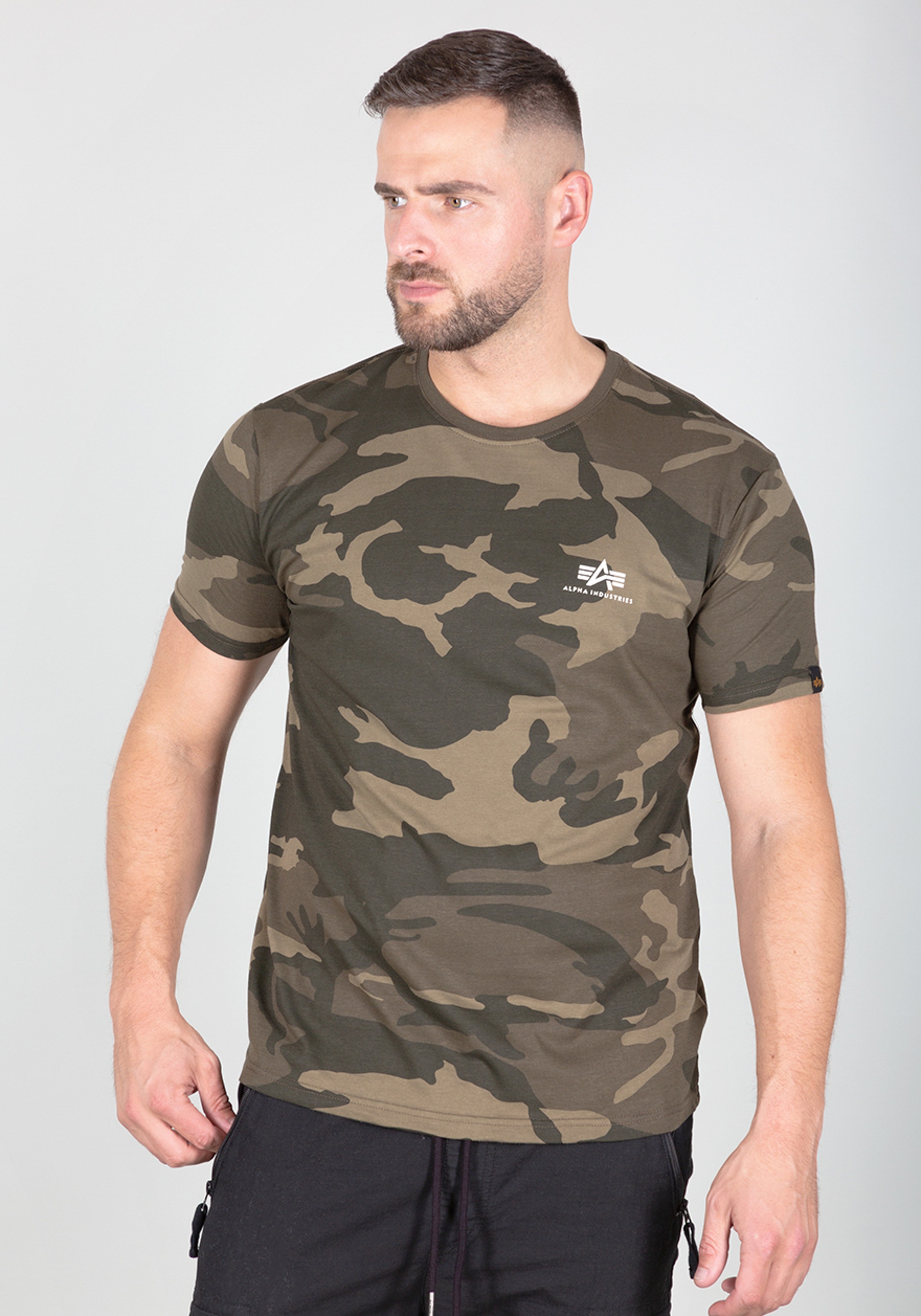 Alpha Industries T-Shirt »Alpha Industries Men - T-Shirts Backprint T Camo«