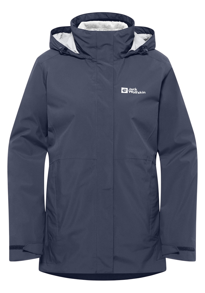 Jack Wolfskin 3-in-1-Funktionsjacke »ROTWAND 3IN1 JKT W«, mit Kapuze