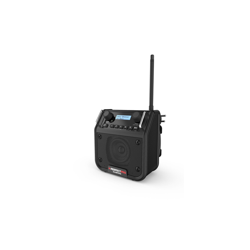 PerfectPro , Digitalradio (DAB+) »DABPRO« ( ) Display, Senderspeicher , schwarz , Regen-, schmutz- und staubbeständig (IPX3 Norm)