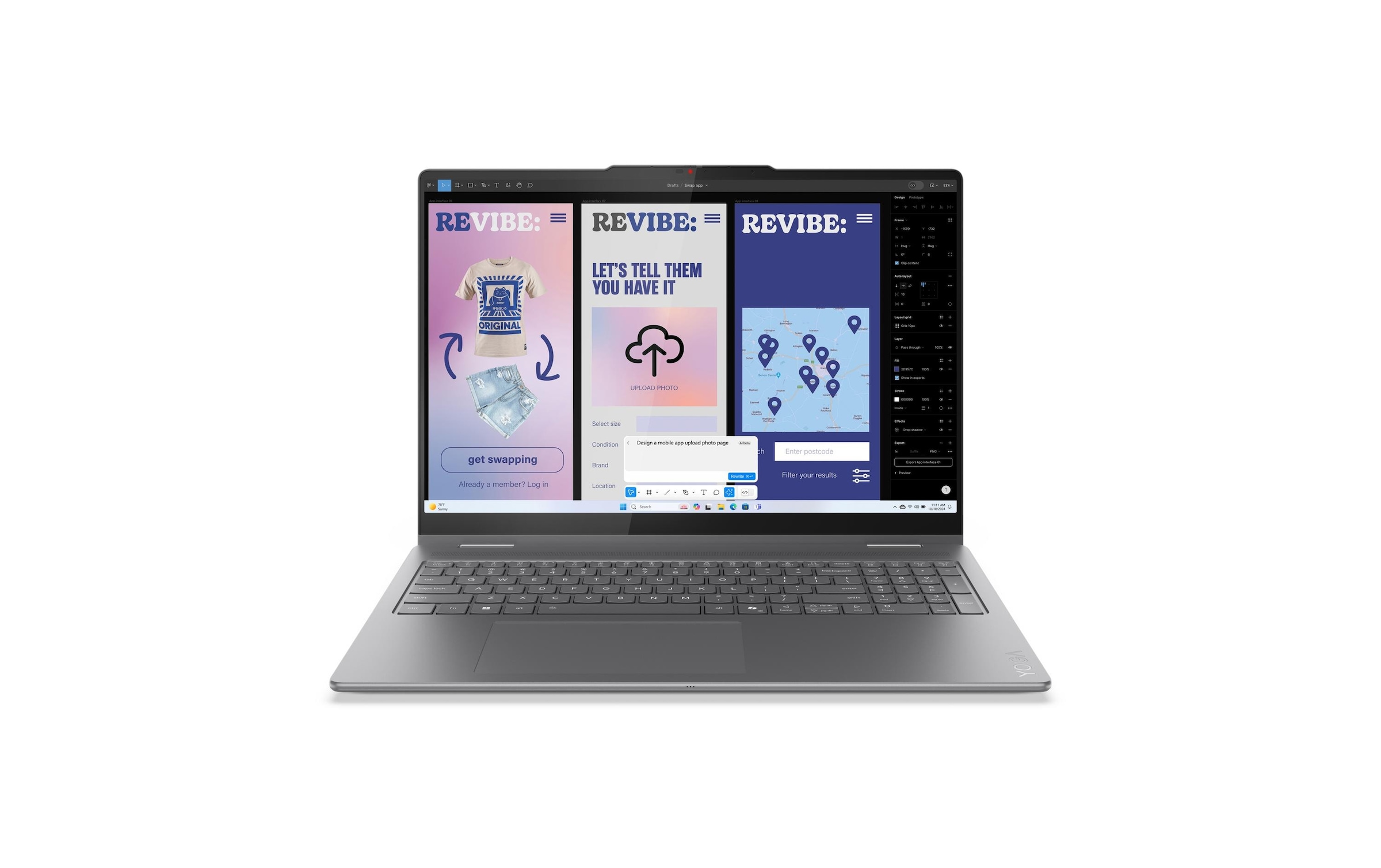 Lenovo Notebook »Notebook Yoga 7 2-in-1 16ILL10 Copilot+ PC (Intel)« / 16 ″ Intel Core Ultra 7 1.000 GB SSD Integrierte NPU (Neural Processing Unit)