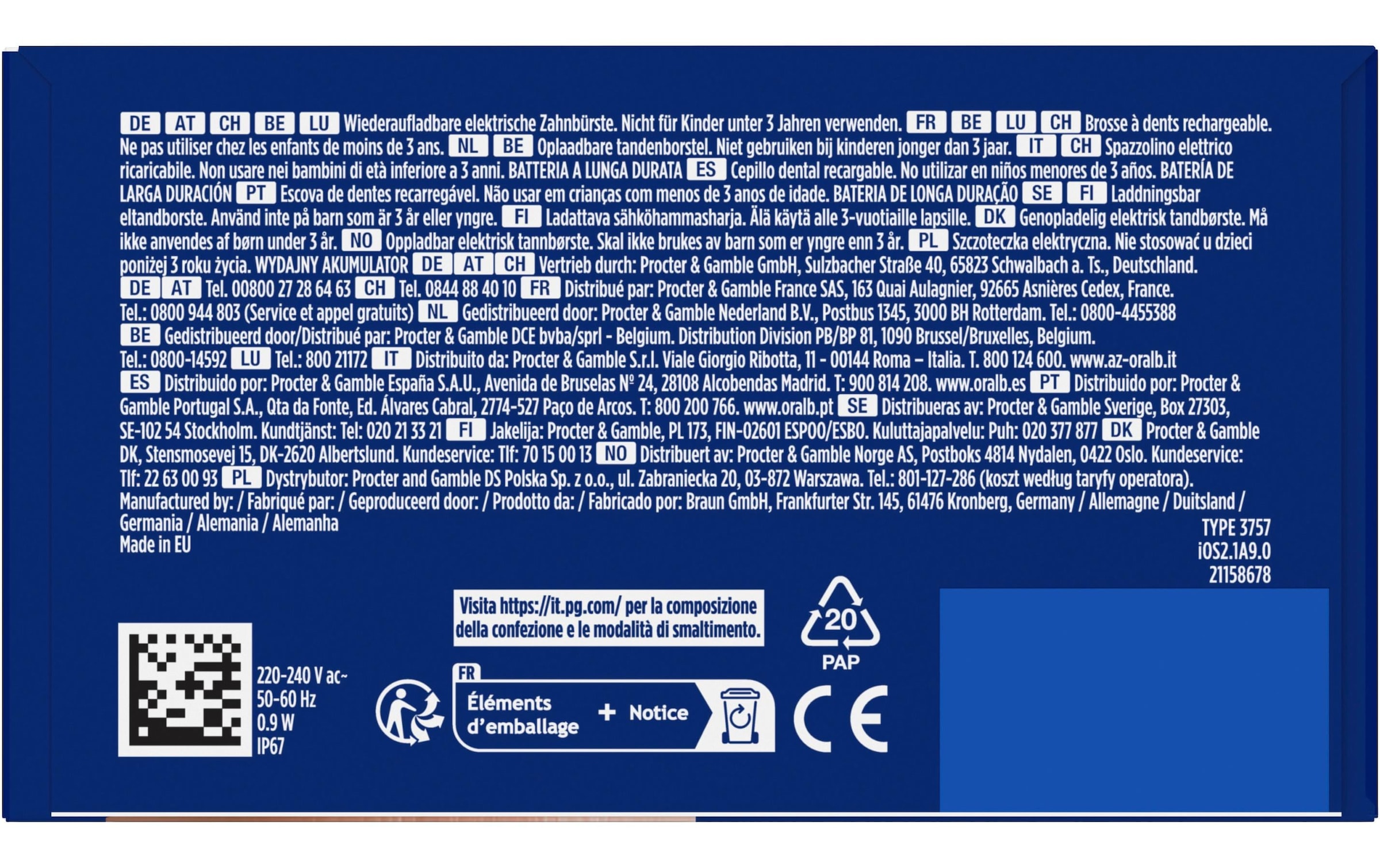 Oral-B Elektrische Zahnbürste »iO Easy Clean«