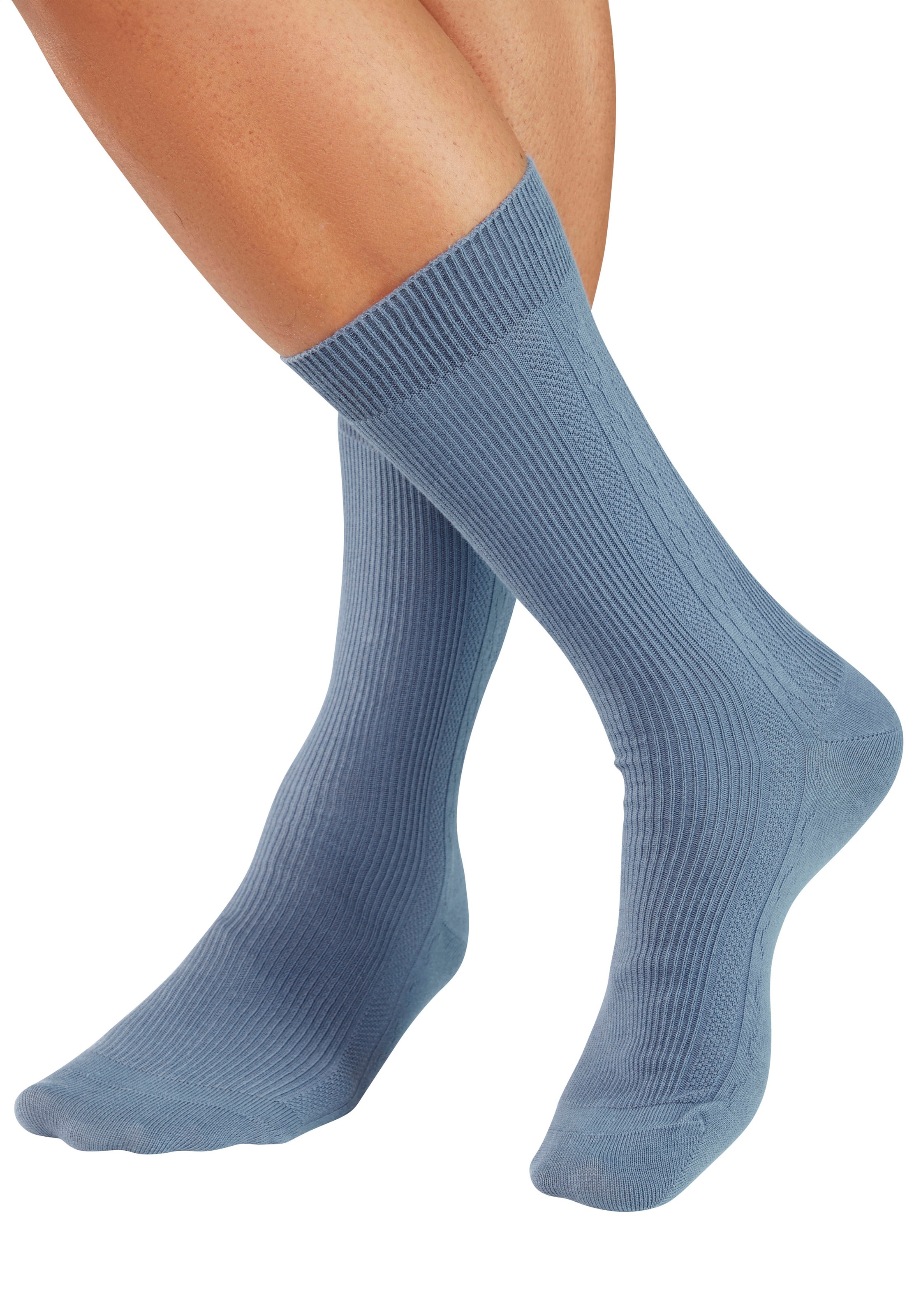 H.I.S Chaussettes d'affaires Packung, 5 Couple tlg. mit dezent eingestrickten Designs