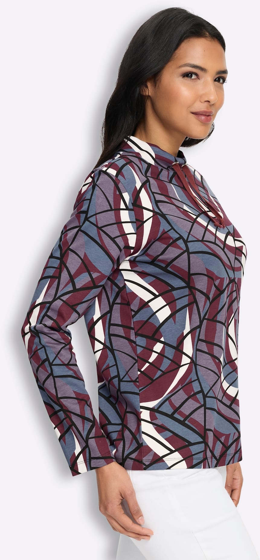 Classic Basics Stehkragenshirt »3/4-Arm-Shirt« 1