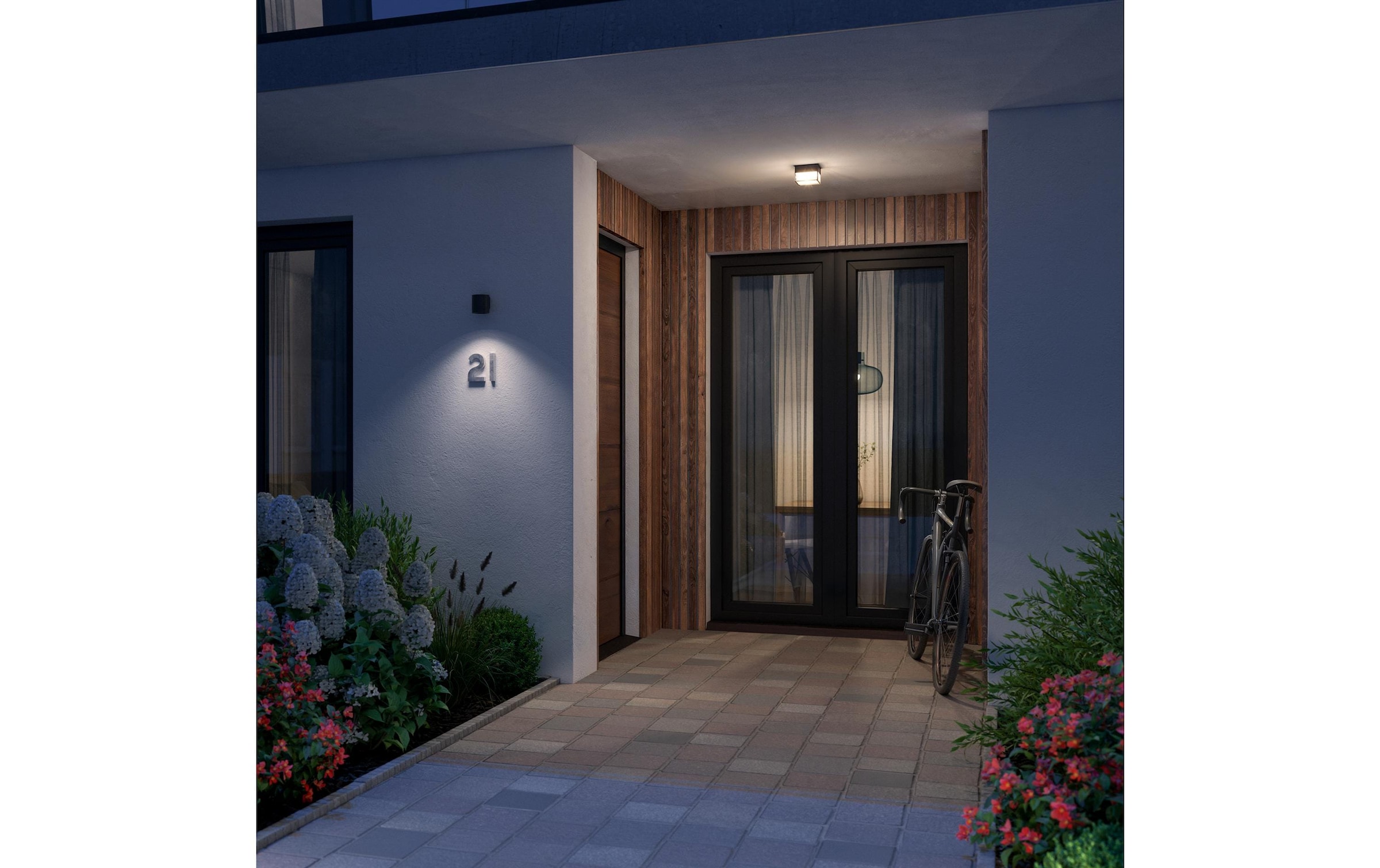 Philips Hue Aussen-Wandleuchte »Muscari Wandspot Smart Outdoor« GU10 RGB