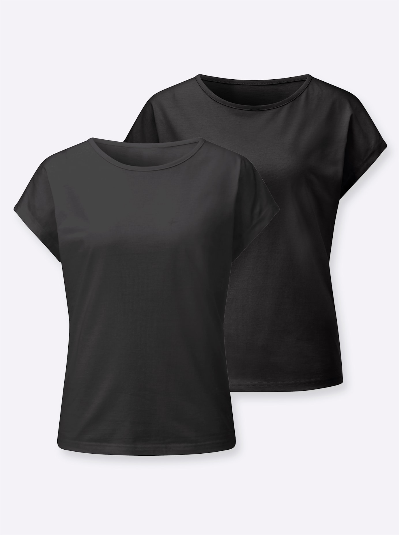 Casual Looks Rundhalsshirt "2er-Pack Shirts" 2 tlg.
