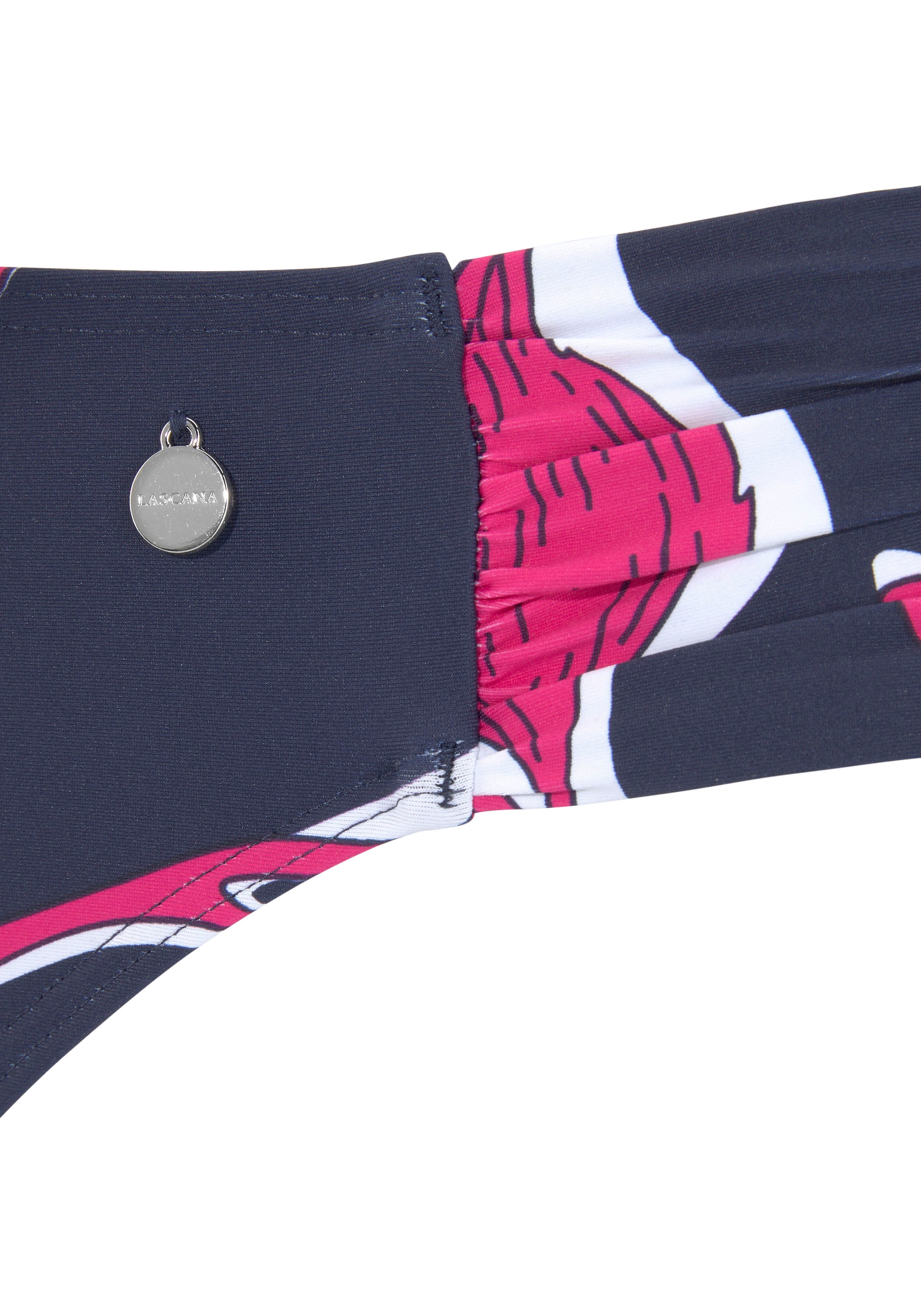 LASCANA Bikini-Hose »Cataleya«, mit gerafften Einsätzen