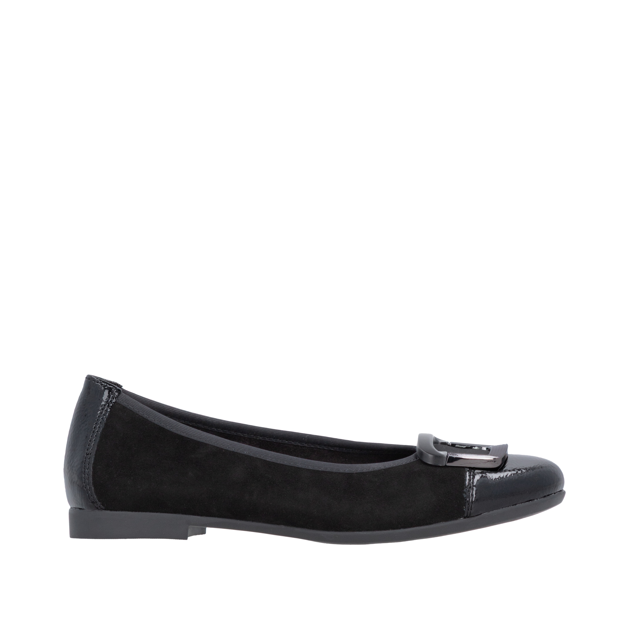 Remonte Ballerine  ballerine, chaussure de ville, chaussure de fête avec bout verni