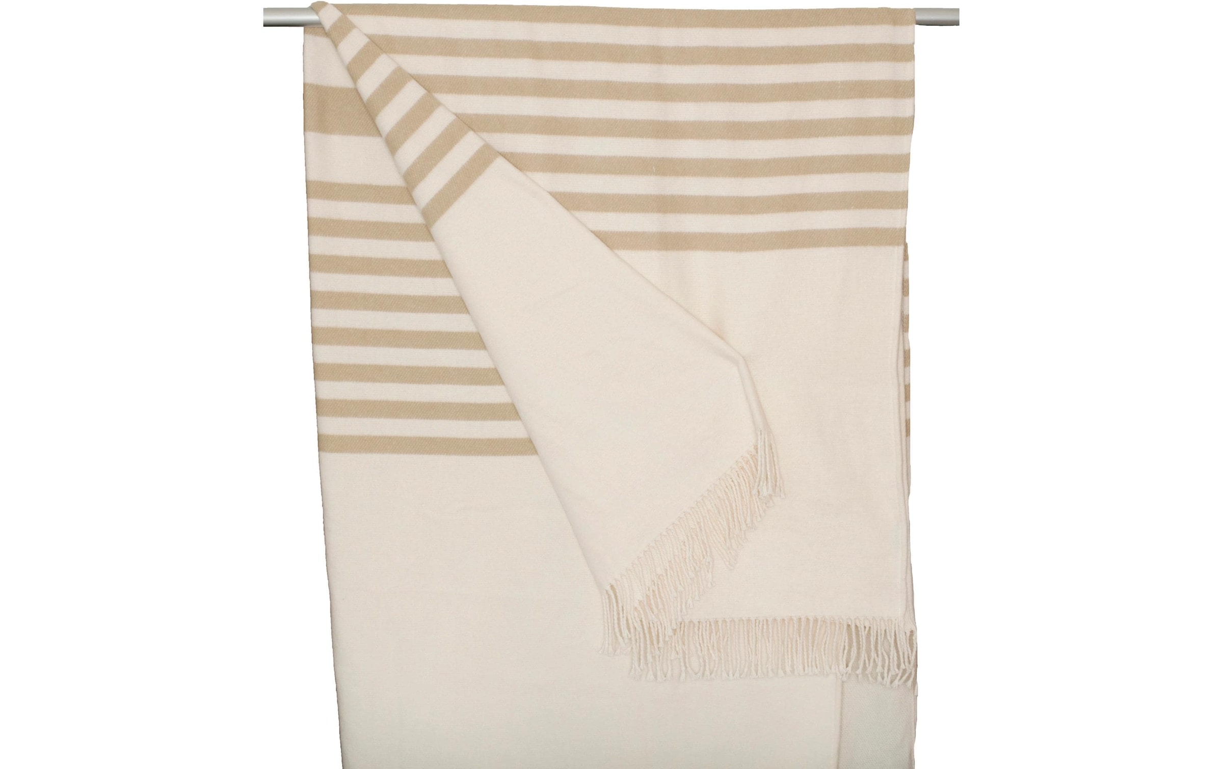 Hubatka TEXTIL Wohndecke »Streifen 150 x 200 cm«