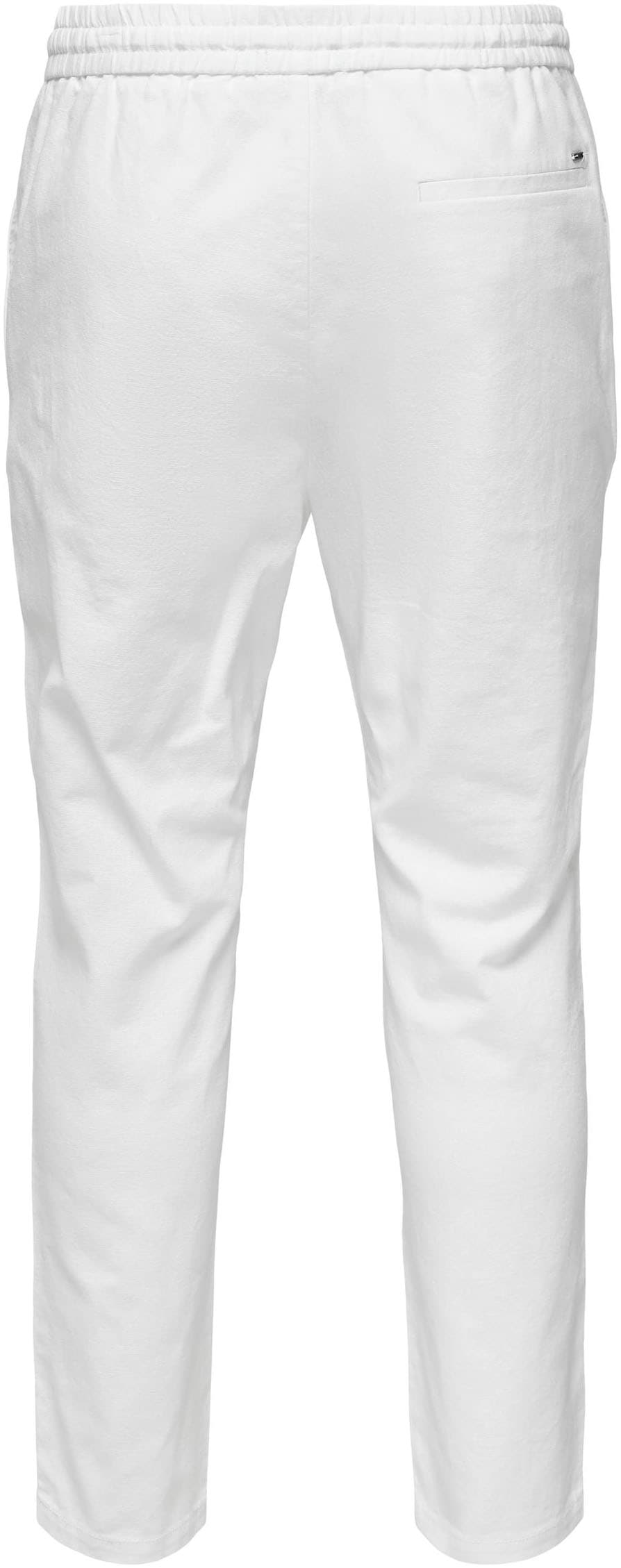 ONLY & SONS Stoffhose »ONSLINUS CROP 0007 COT LIN PNT NOOS«, mit Leinen