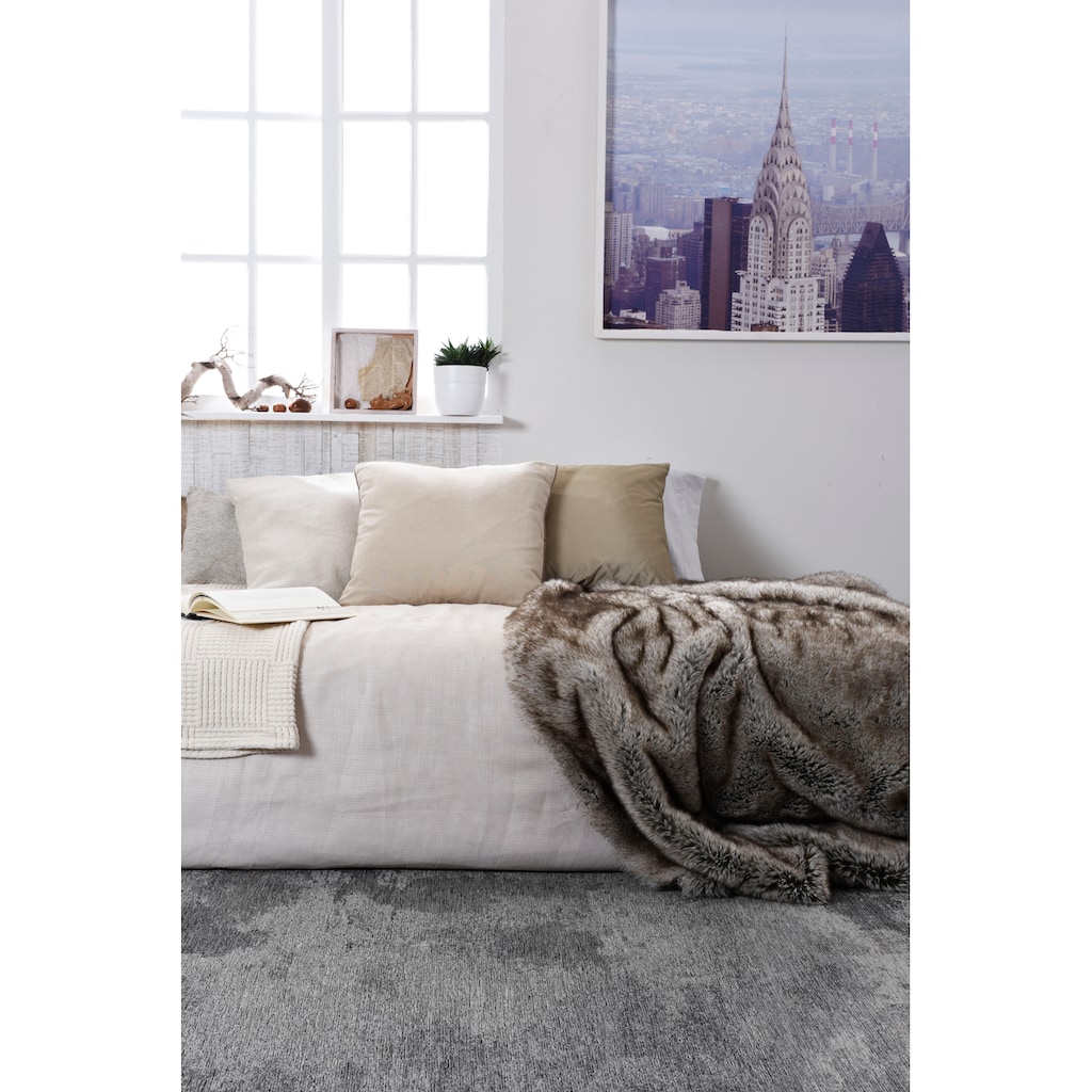 THEKO Teppich »Kapstadt Cloud«, rechteckig, Flachgewebe, ideal im Wohnzimmer & Schlafzimmer