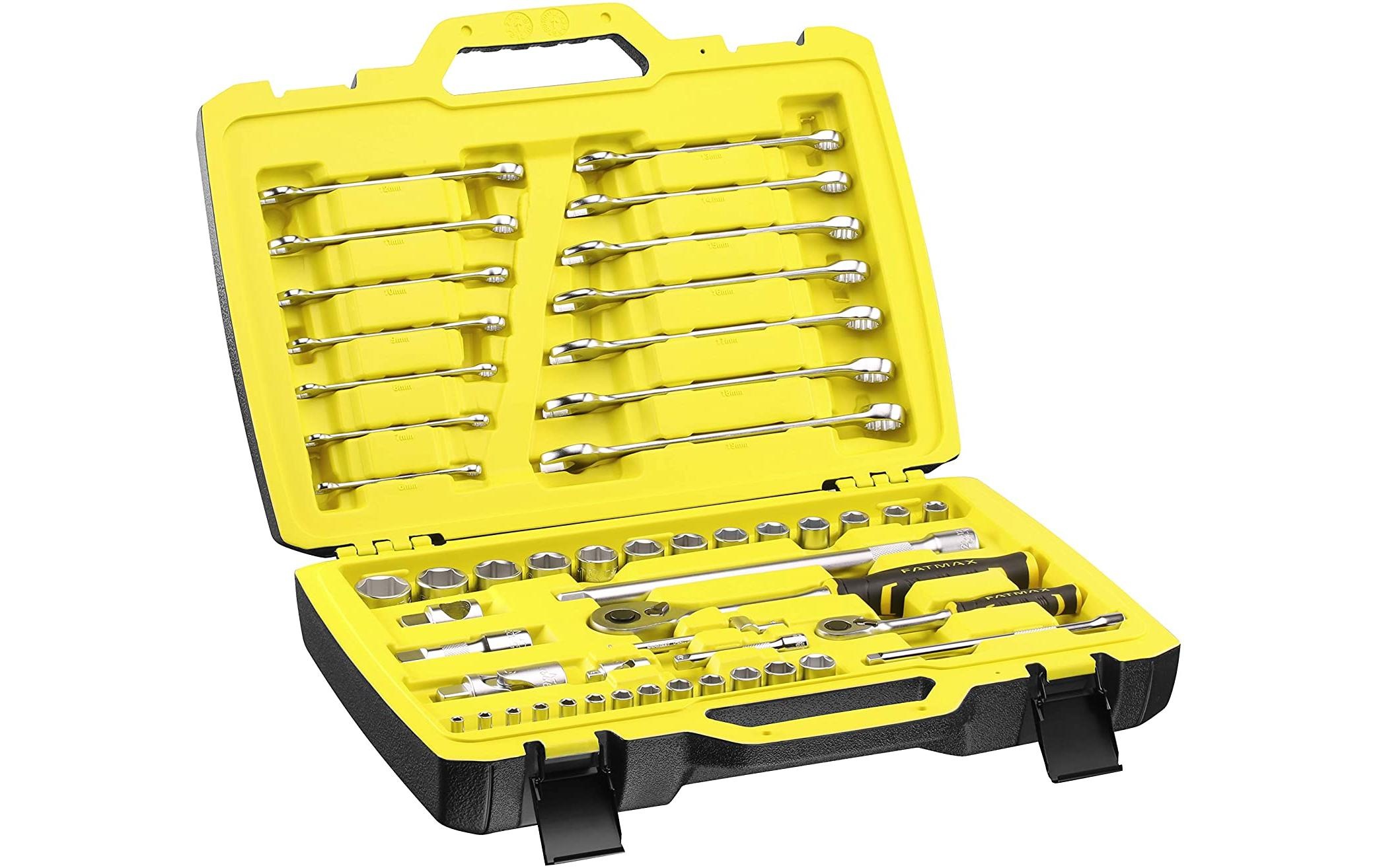 STANLEY Werkzeugset »Stanley Fatmax Werkzeug-Set 44593 +«, (49 tlg.)