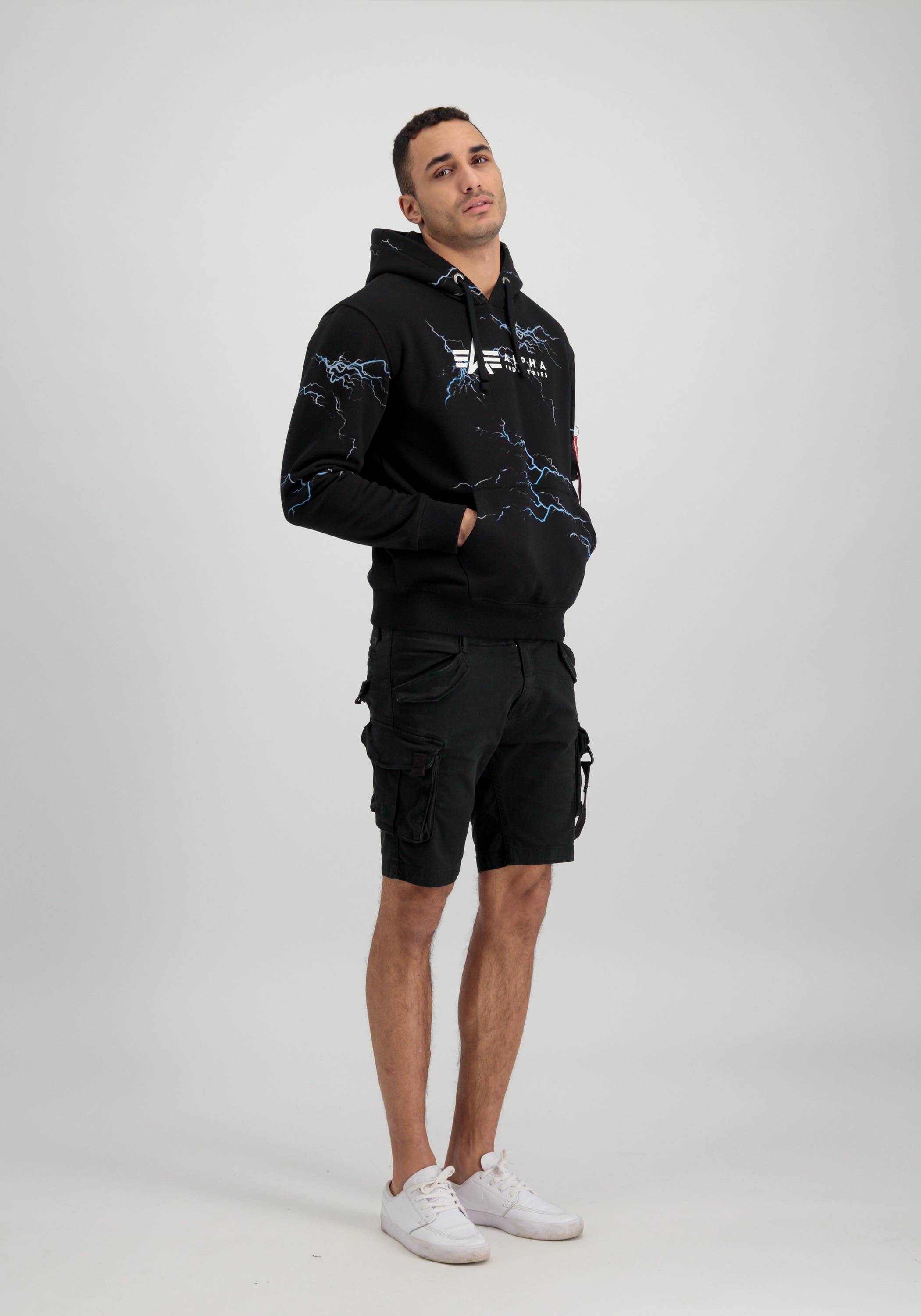 Alpha Industries Hoodie »Alpha Industries Men - Hoodies Lightning AOP Hoodie«