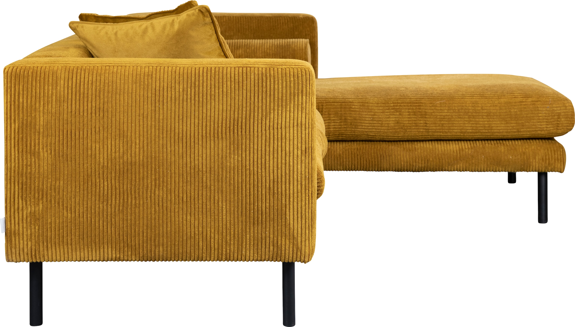 Guido Maria Kretschmer Home&Living Ecksofa »Lillibeth L-Form Designsofa, Masse B/T/H: 240/173/83 cm«, Zierkissen als Wendekissen, in Samtoptik oder Cord