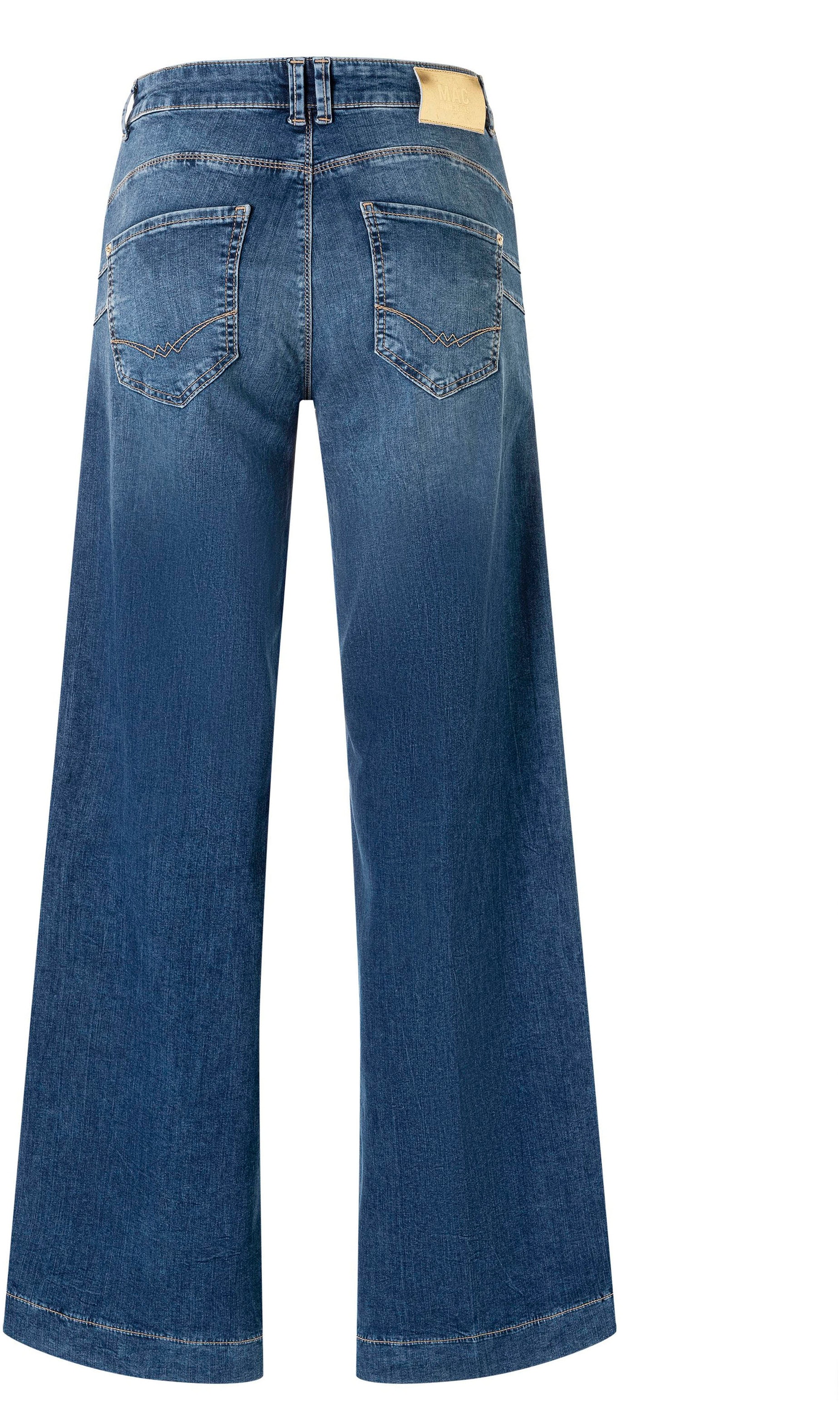 MAC Jeans stretch »RICH PALAZZO« Naht-Details an den Gesässtaschen