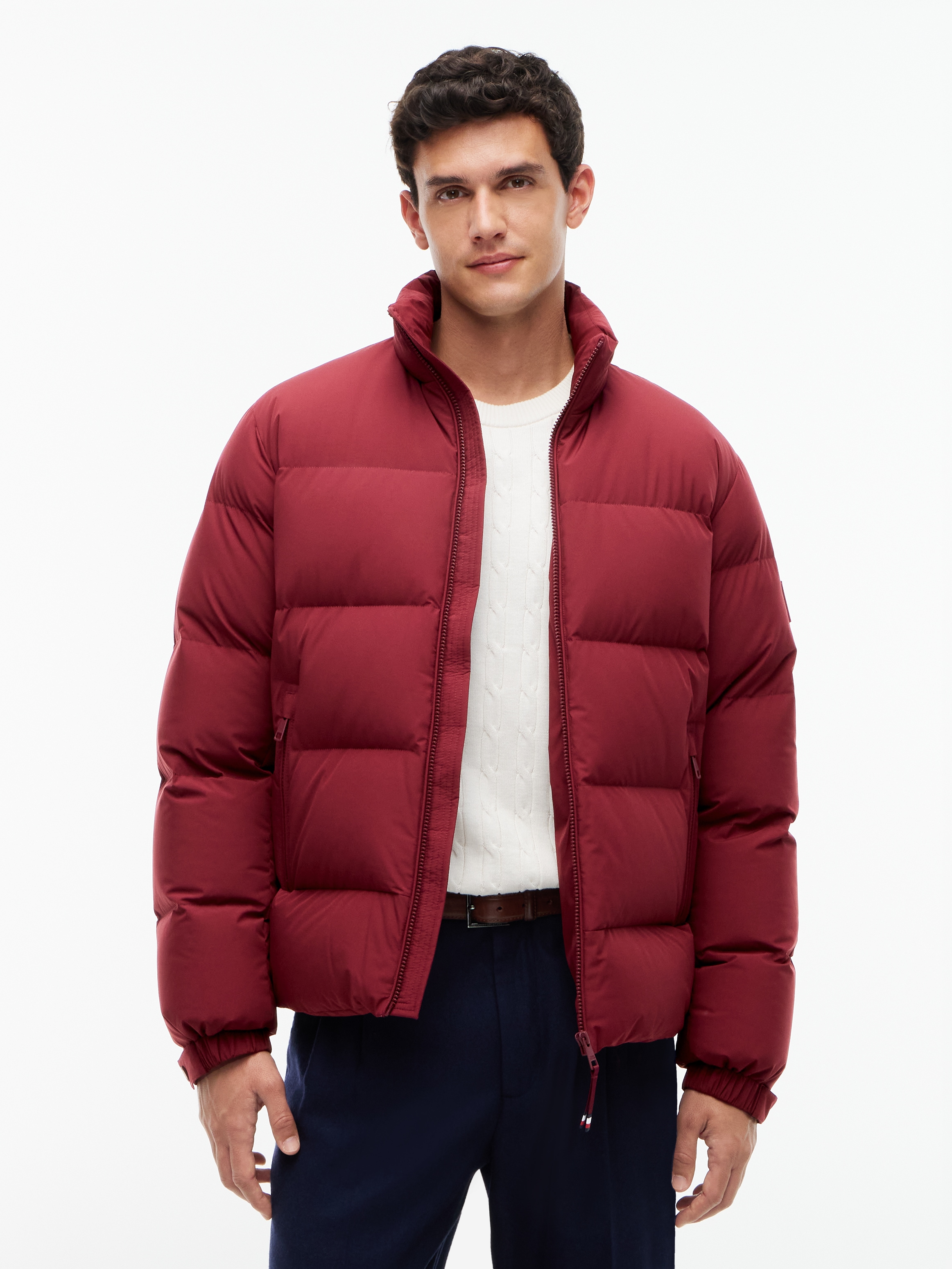 Tommy Hilfiger Daunenjacke »DOWN STAND PUFFER« Winterjacke, weiche Daunenfüllung