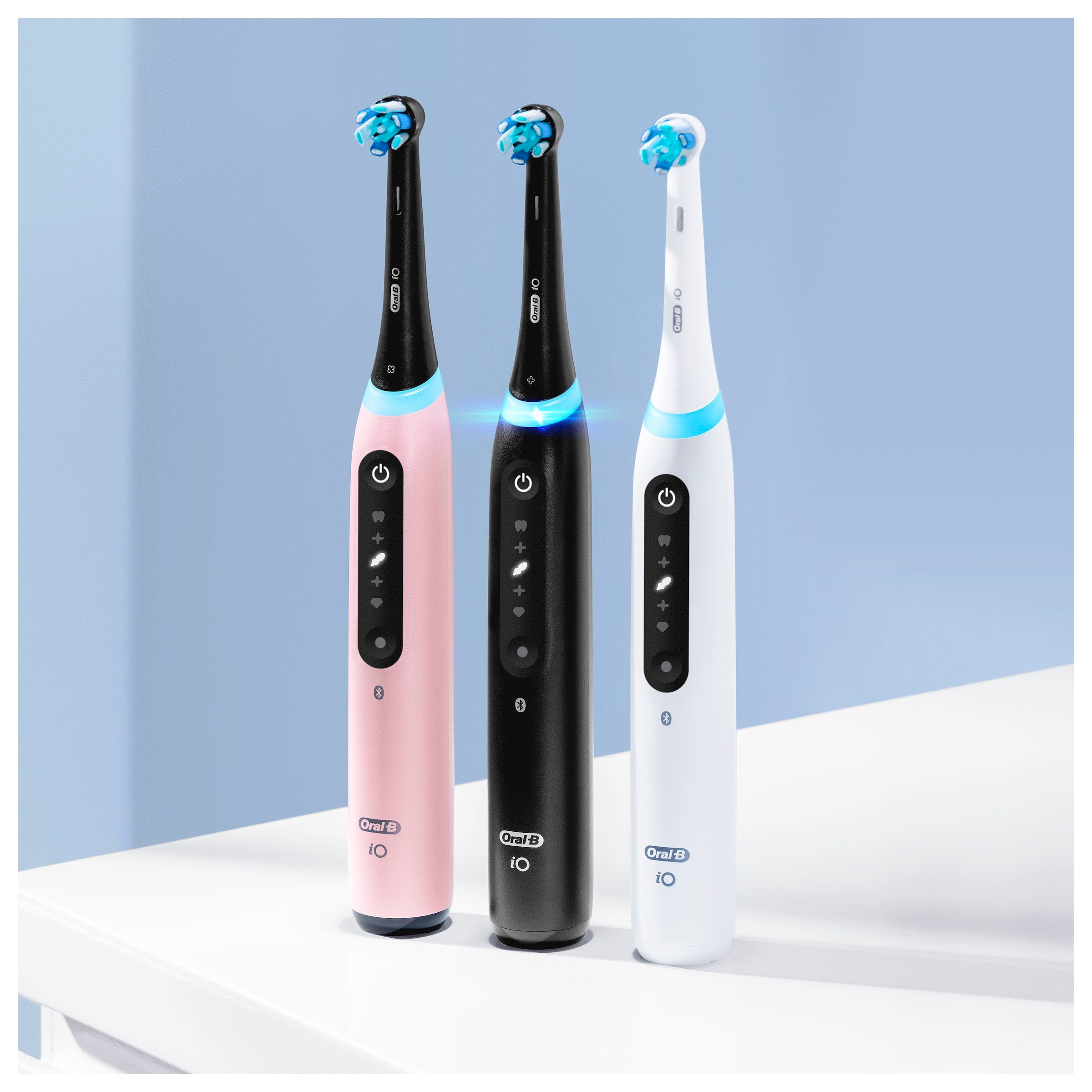 Oral-B Brosse à dents électrique »iO 5« 1 cuis Aufsteckbürsten mit Magnet-Technologie, LED-Anzeige, 5 Putzmodi, Reiseetui