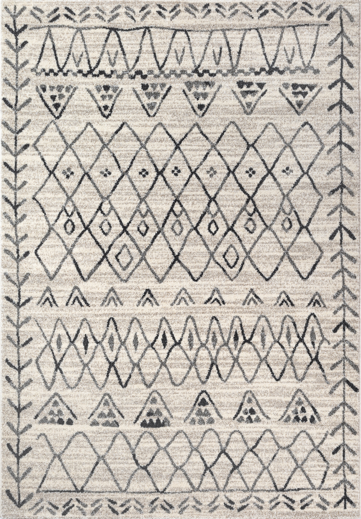 Sanat Teppich »Boho 8200  , auch als Läufer und in Rund« rechteckig 10 mm Höhe Kurzflor, robust, Boho, Scandic, für Fussbodenheizung geeignet