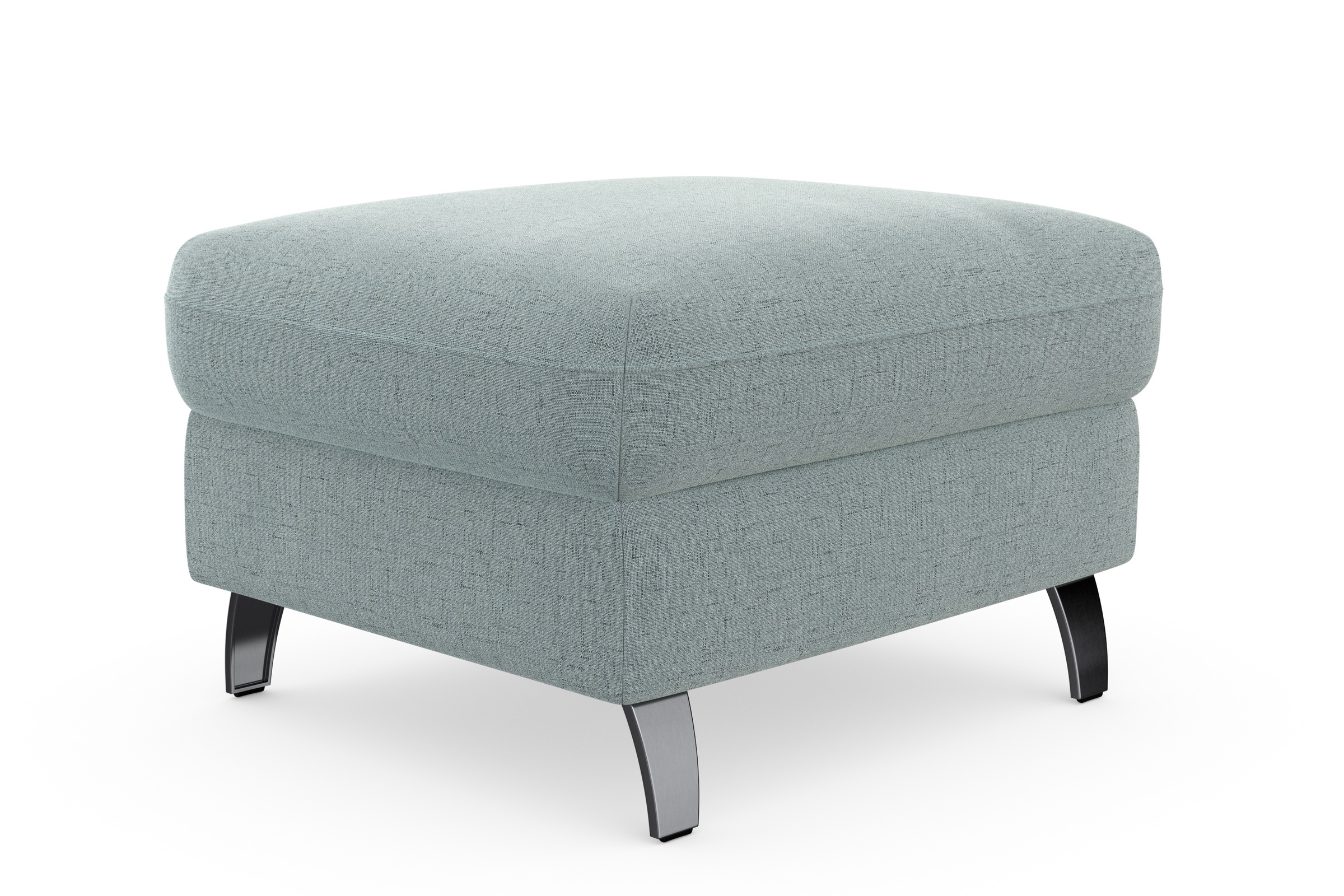sit&more Stauraumhocker »Grenoble«, mit Stauraum und satinierten Füssen