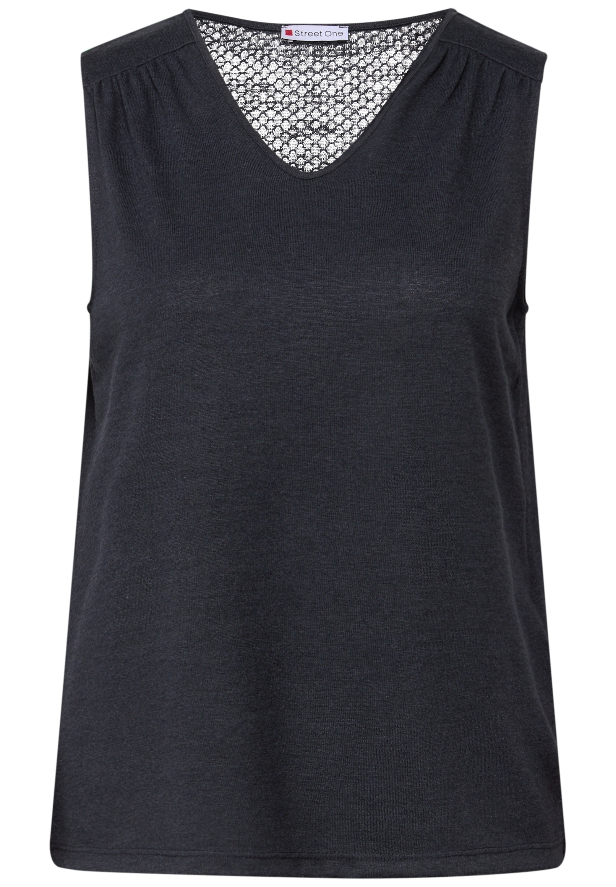 STREET ONE Shirttop, mit Spitze