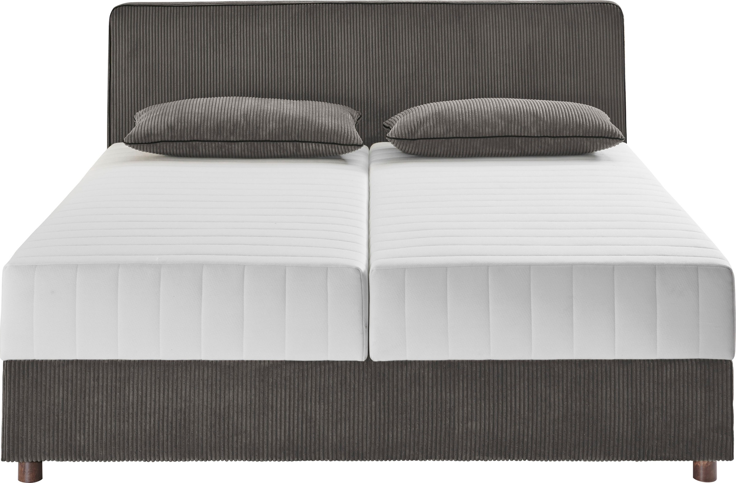 ATLANTIC home collection Bett »Corinna«, Boxbett inkl. Stauraum, Cord, erhältlich in unterschiedlichen Breiten