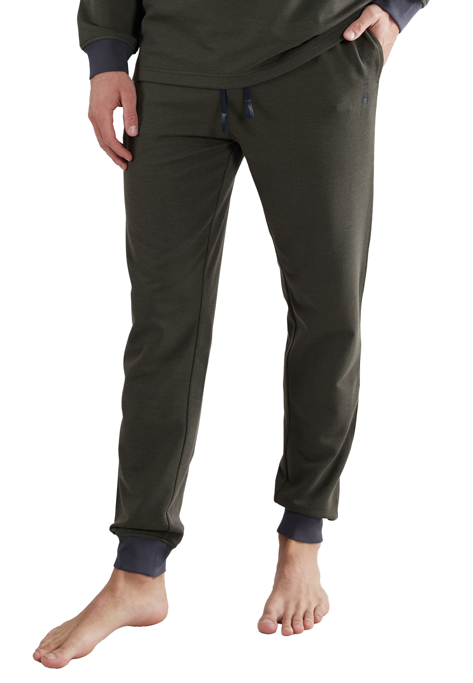 Image of TOM TAILOR Pyjamahose "Dallas" Bindeband, Seitentaschen, bequem, pflegeleicht, elastisch, Baumwollmix